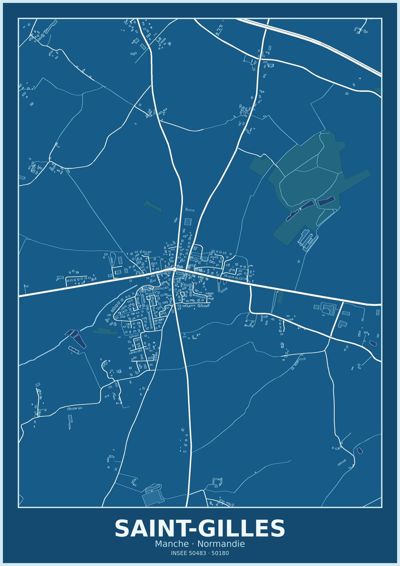 Plan de Saint-Gilles