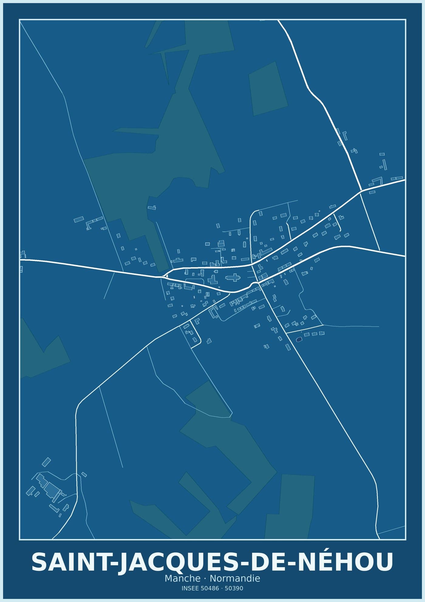 Plan de Saint-Jacques-de-Néhou