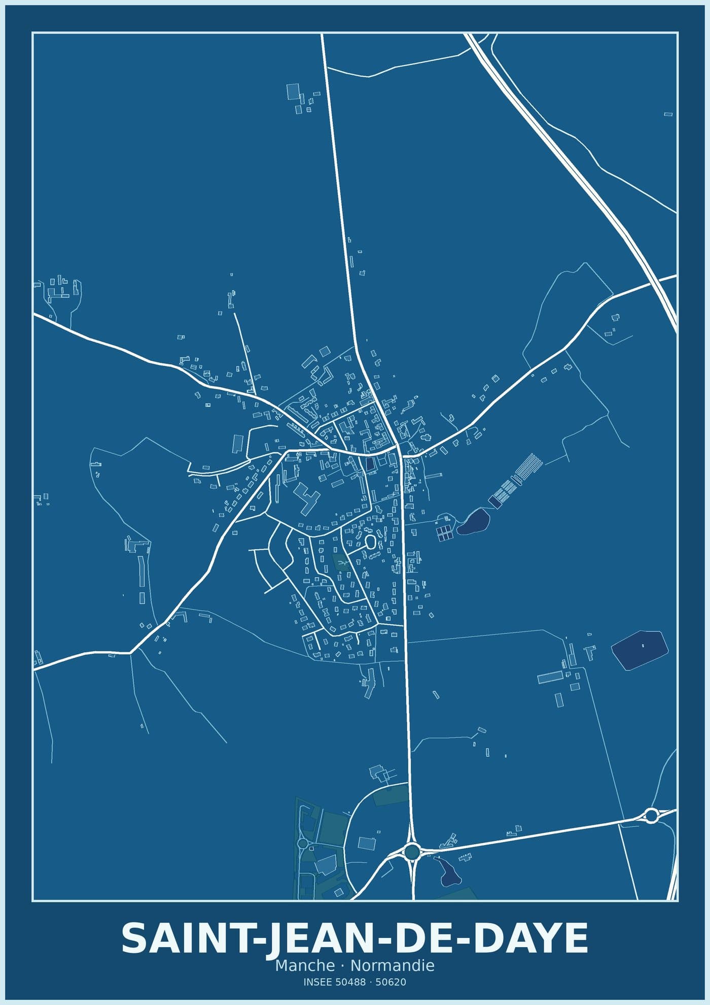 Plan de Saint-Jean-de-Daye