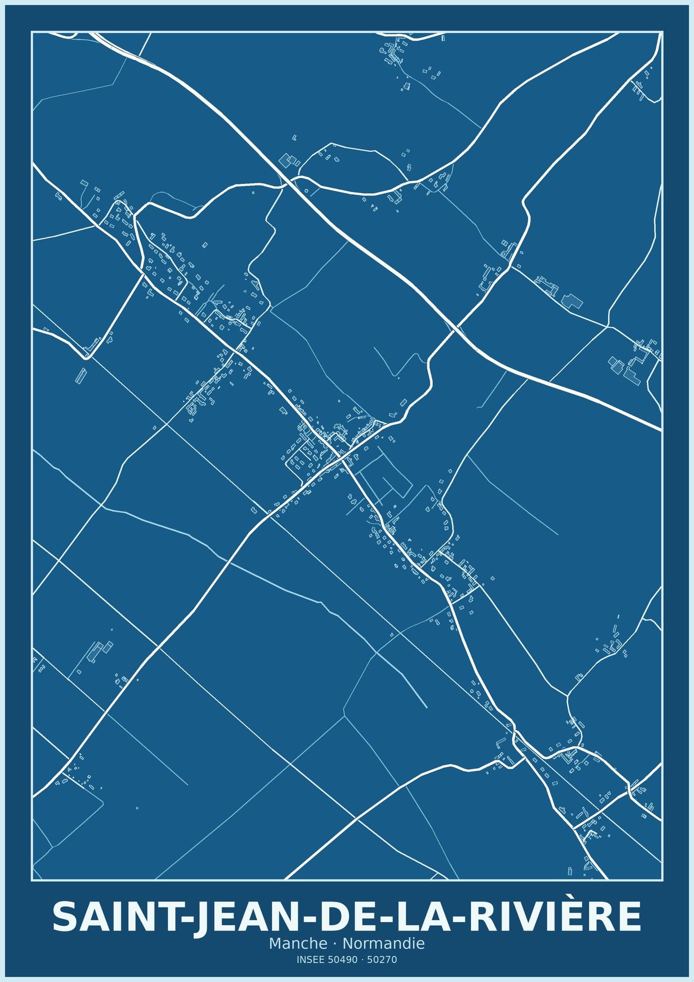 Plan de Saint-Jean-de-la-Rivière