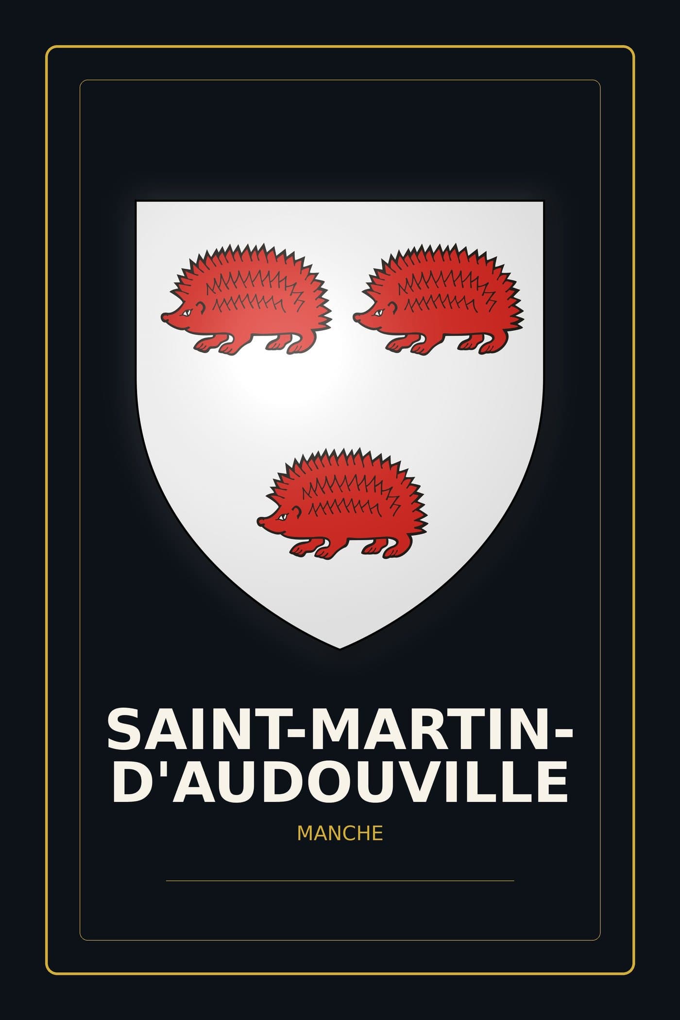 Blason de Saint-Martin-d'Audouville