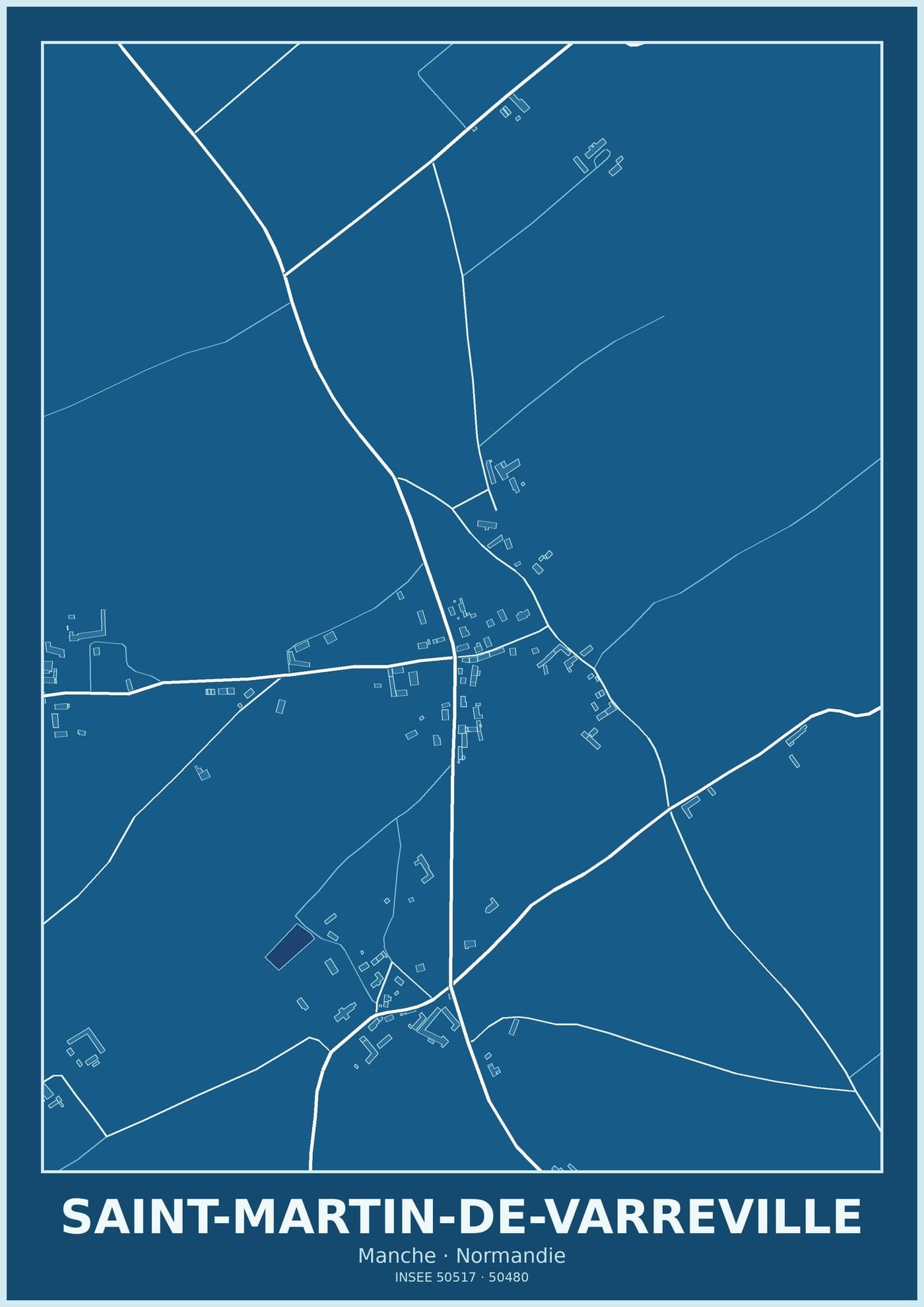 Plan de Saint-Martin-de-Varreville