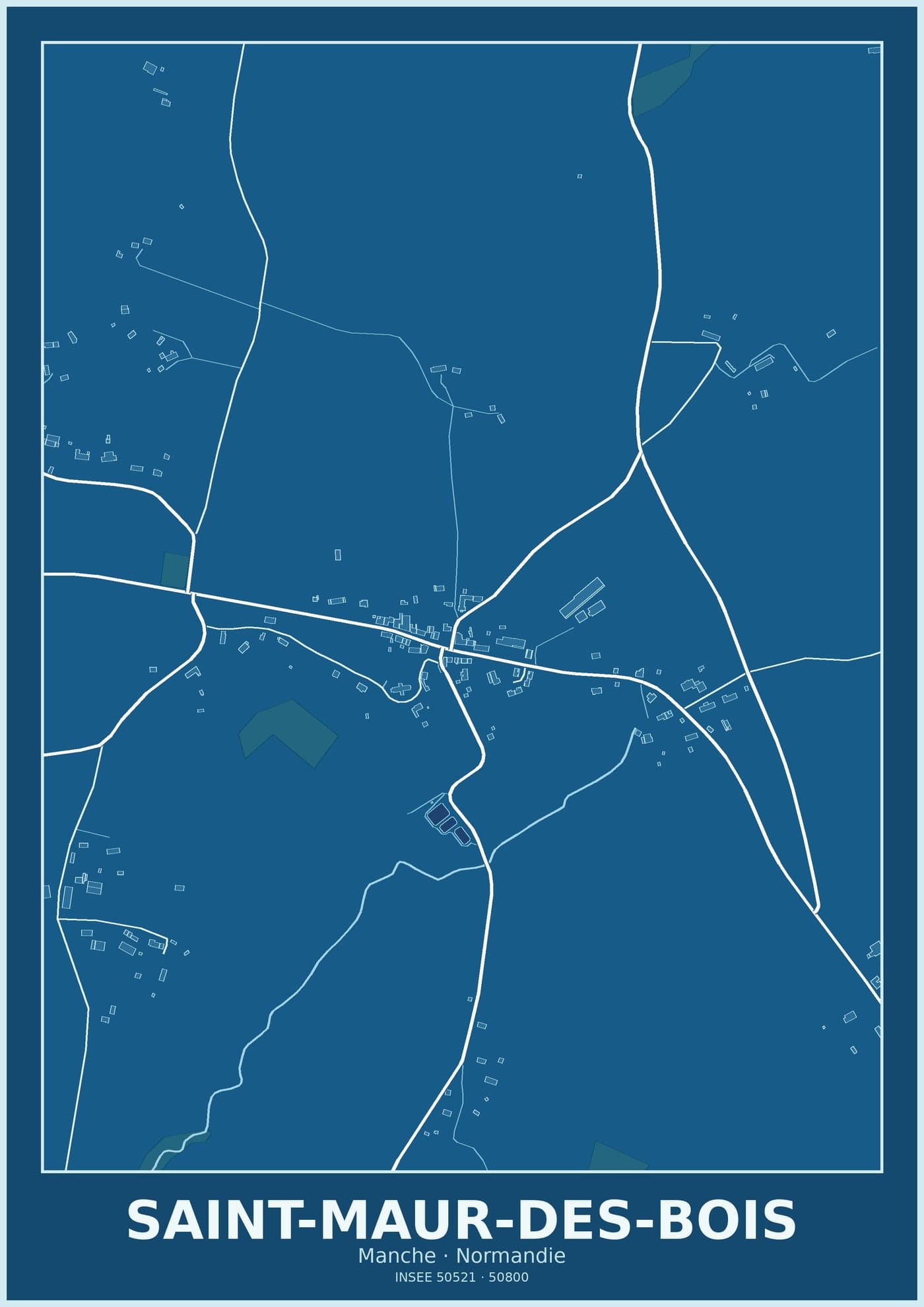 Plan de Saint-Maur-des-Bois