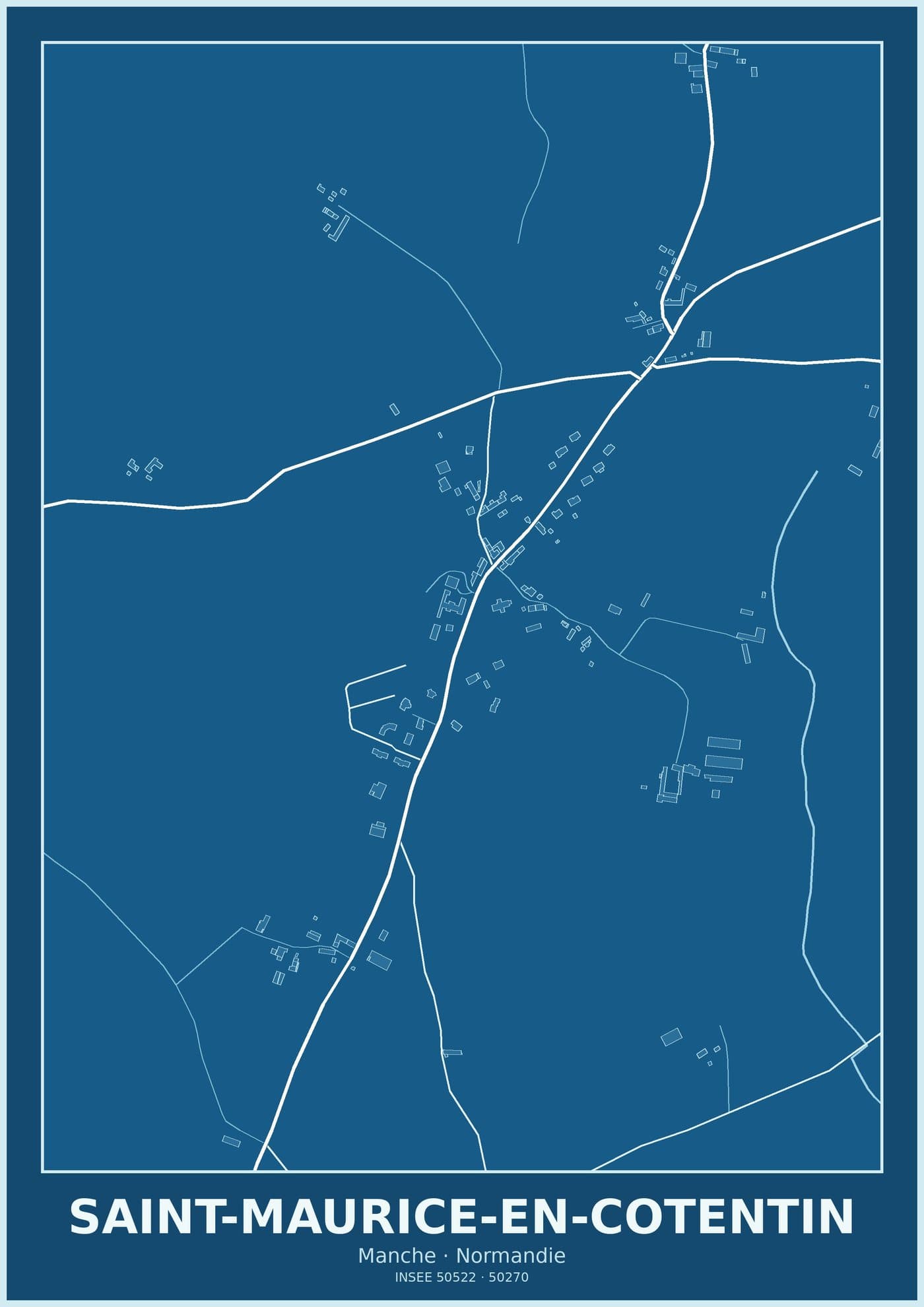Plan de Saint-Maurice-en-Cotentin