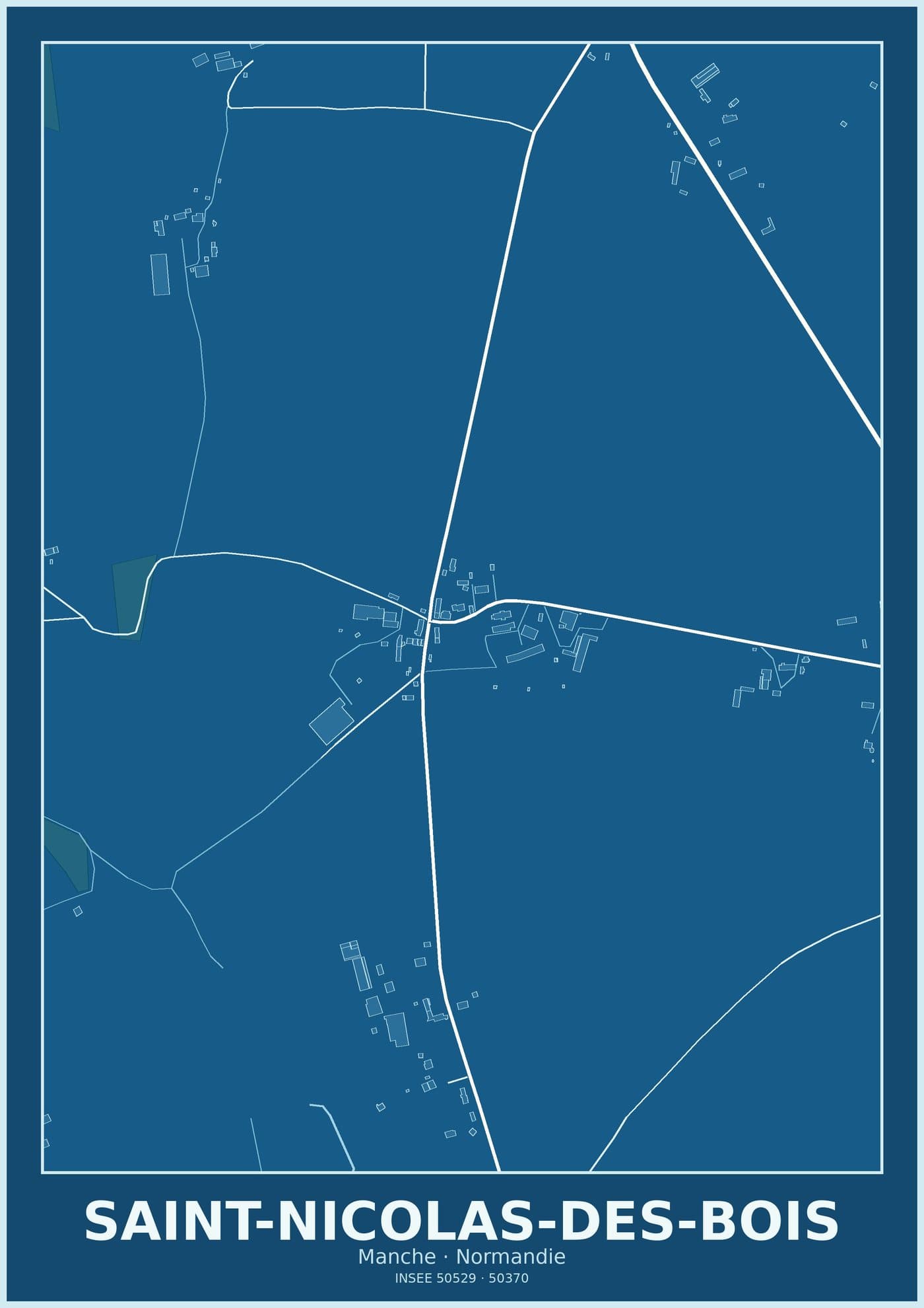 Plan de Saint-Nicolas-des-Bois