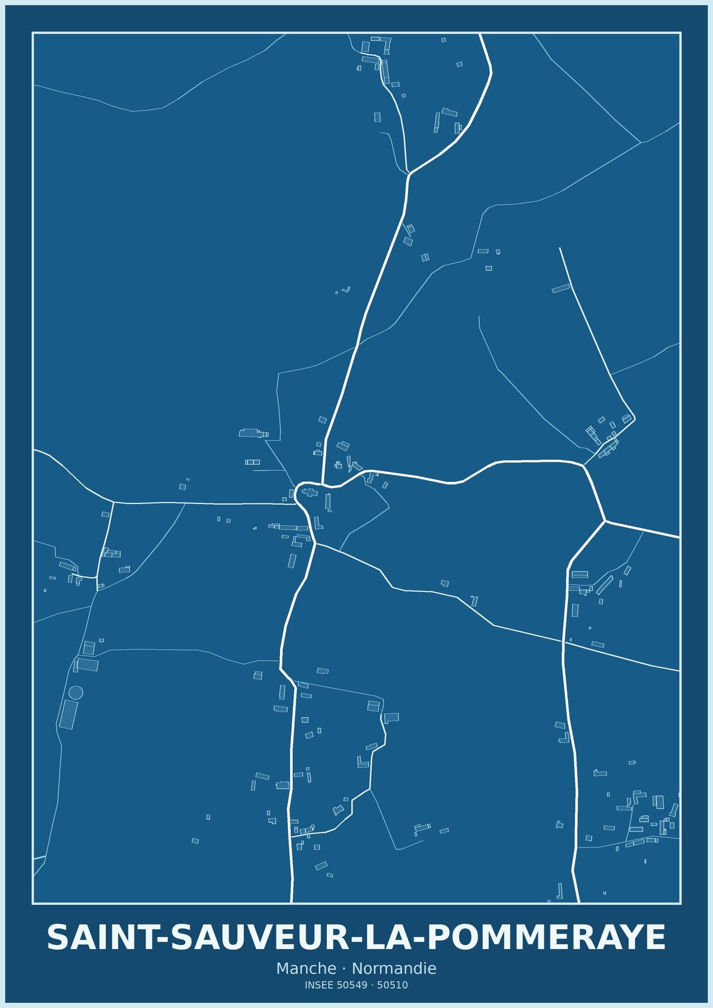 Plan de Saint-Sauveur-la-Pommeraye