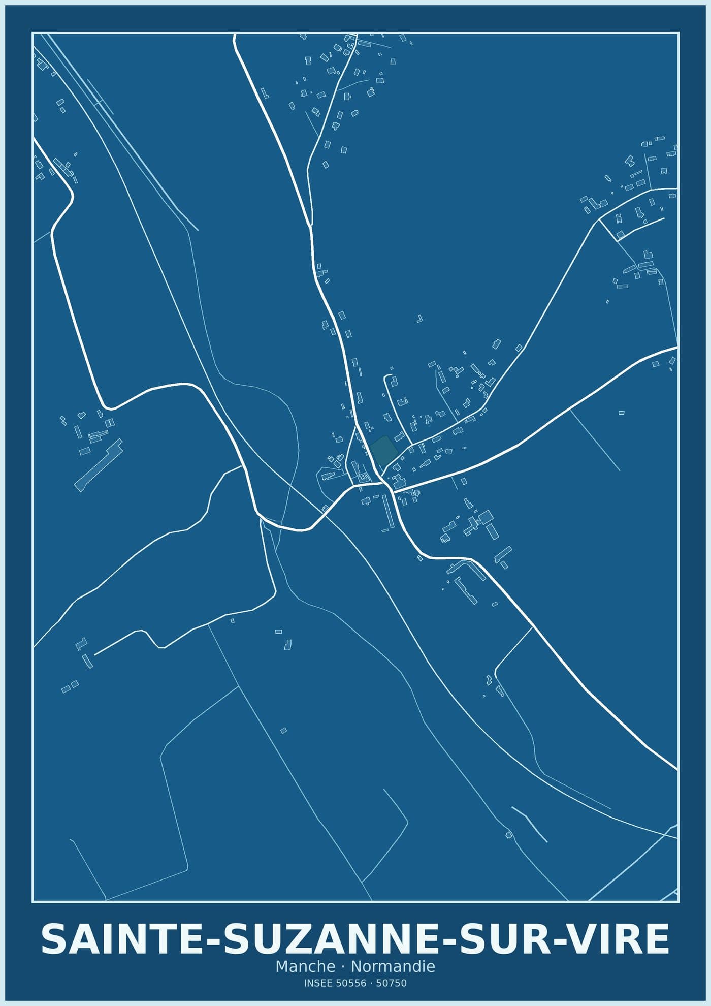 Affiche de Sainte-Suzanne-sur-Vire
