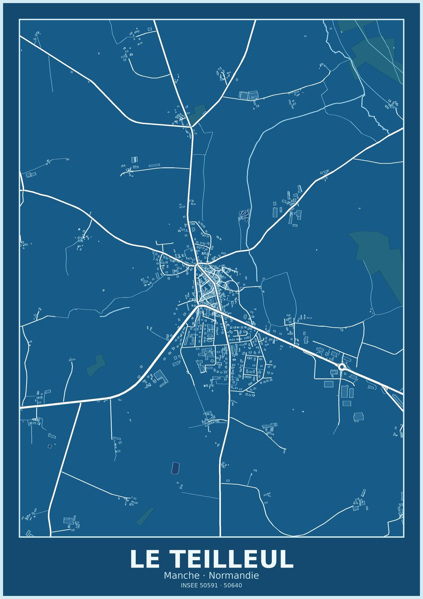 Plan du Teilleul
