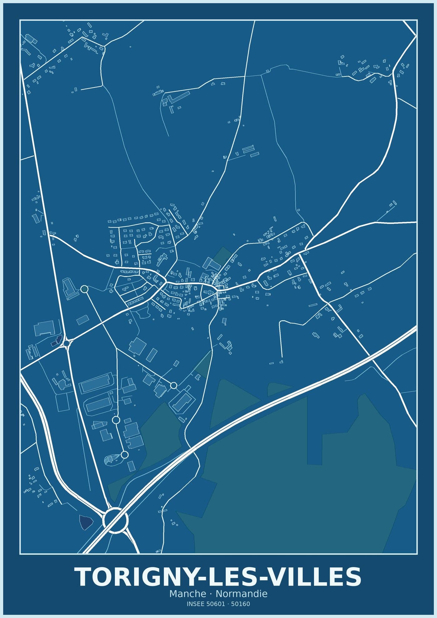 Plan de Torigny-les-Villes