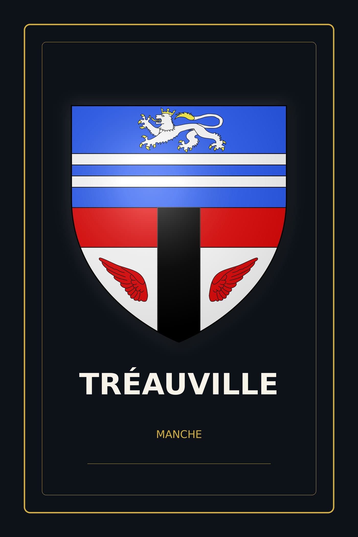 Blason de Tréauville