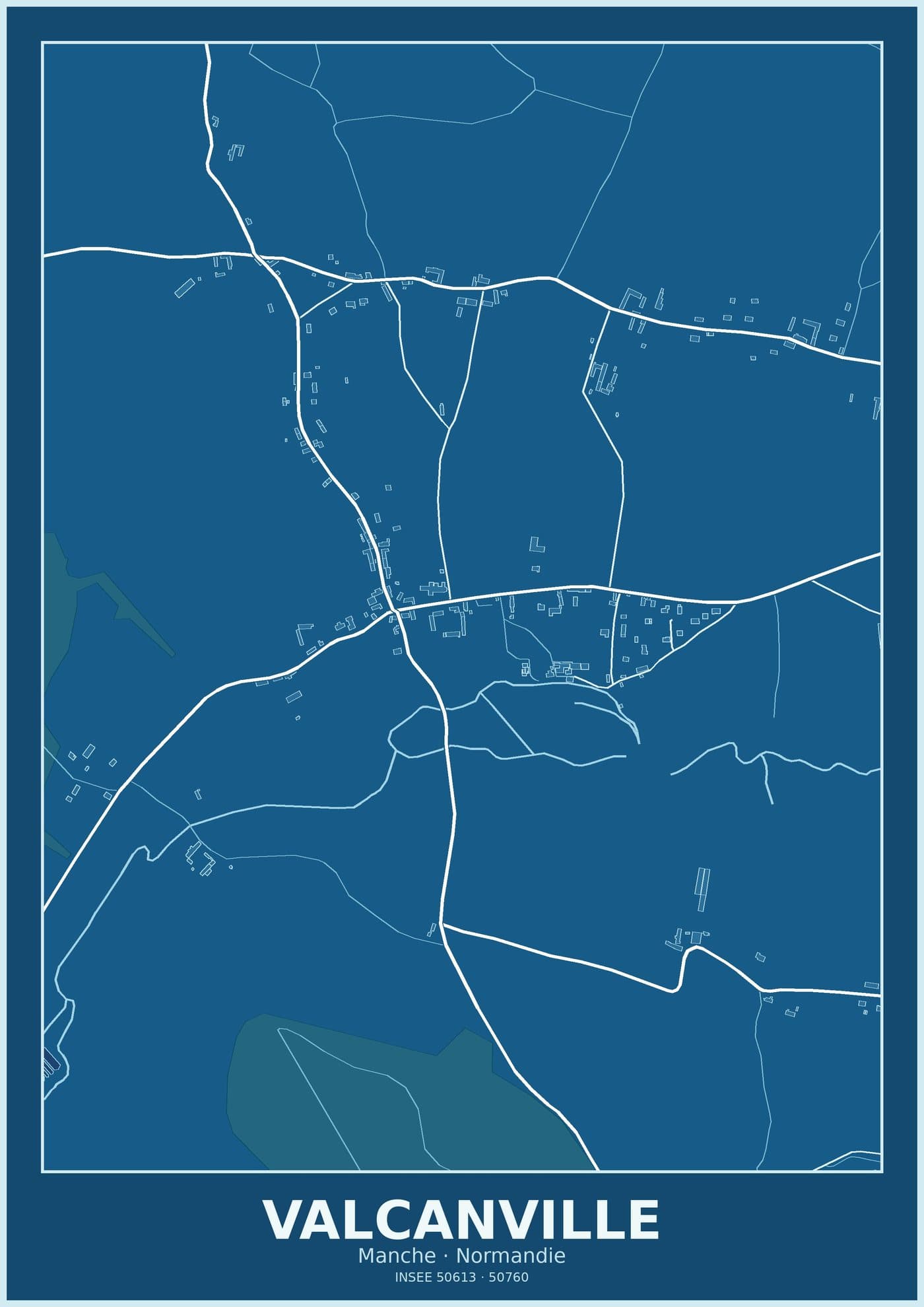 Plan de Valcanville