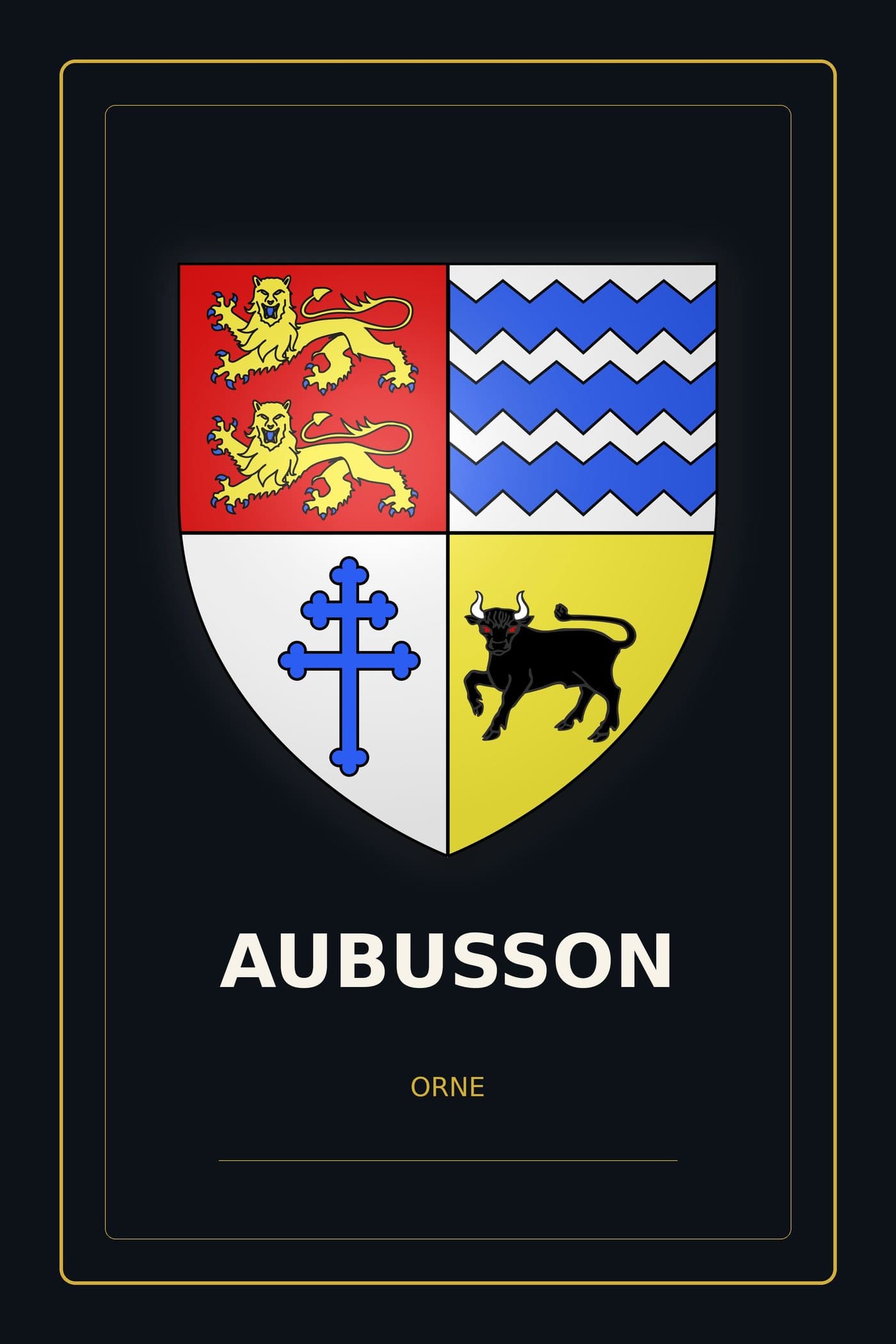 Blason d'Aubusson