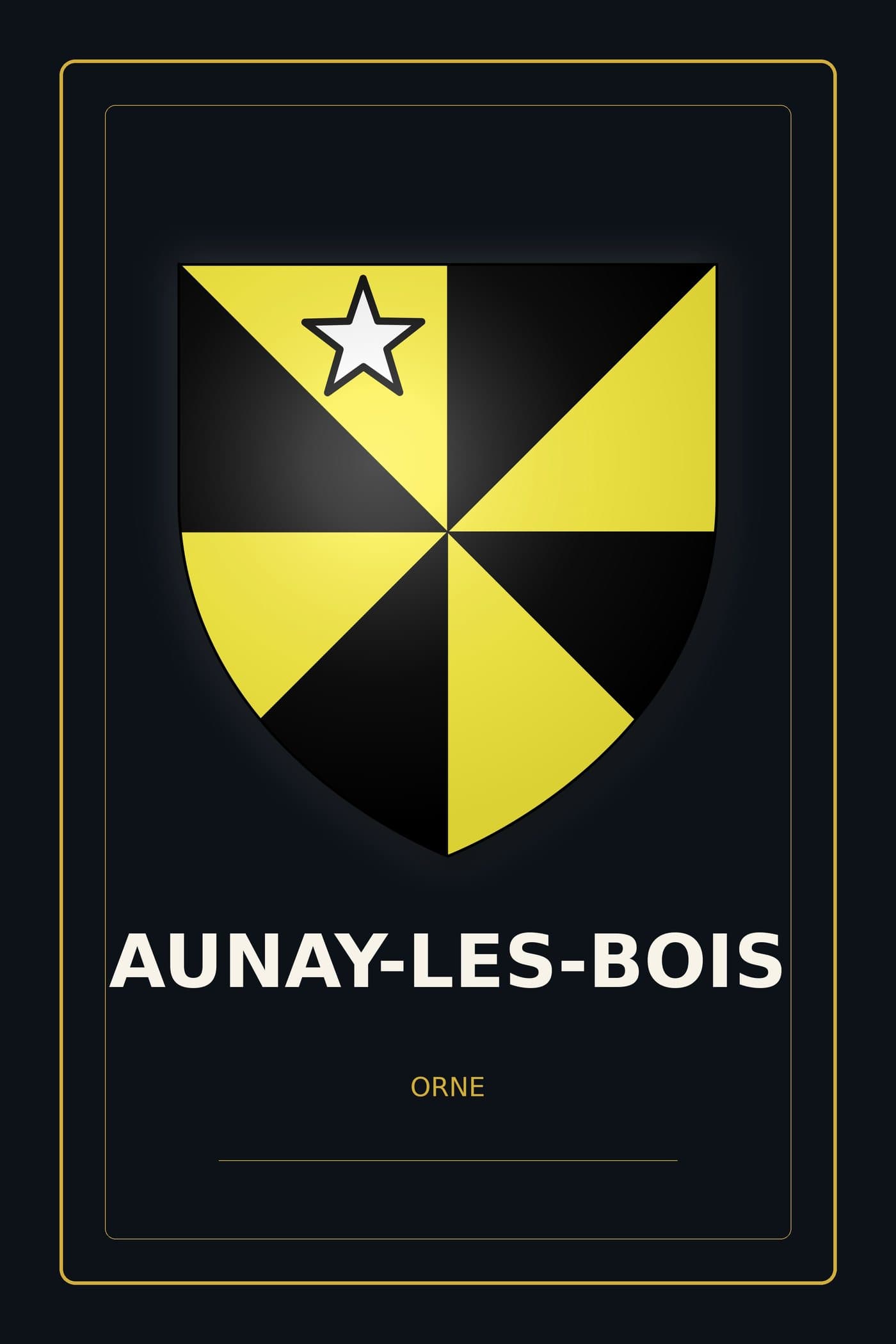 Blason d'Aunay-les-Bois