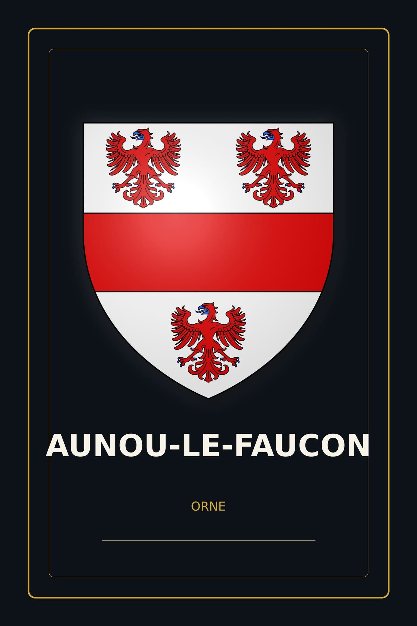 Blason d'Aunou-le-Faucon