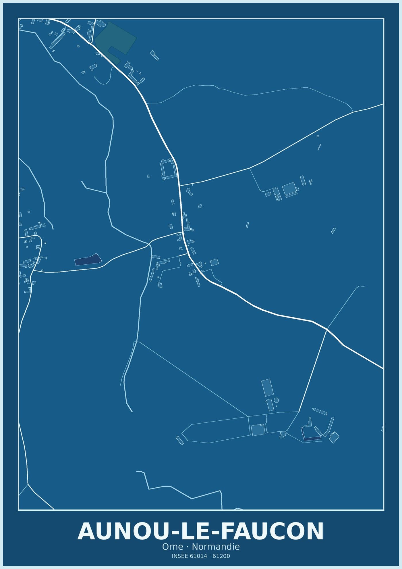 Plan d'Aunou-le-Faucon
