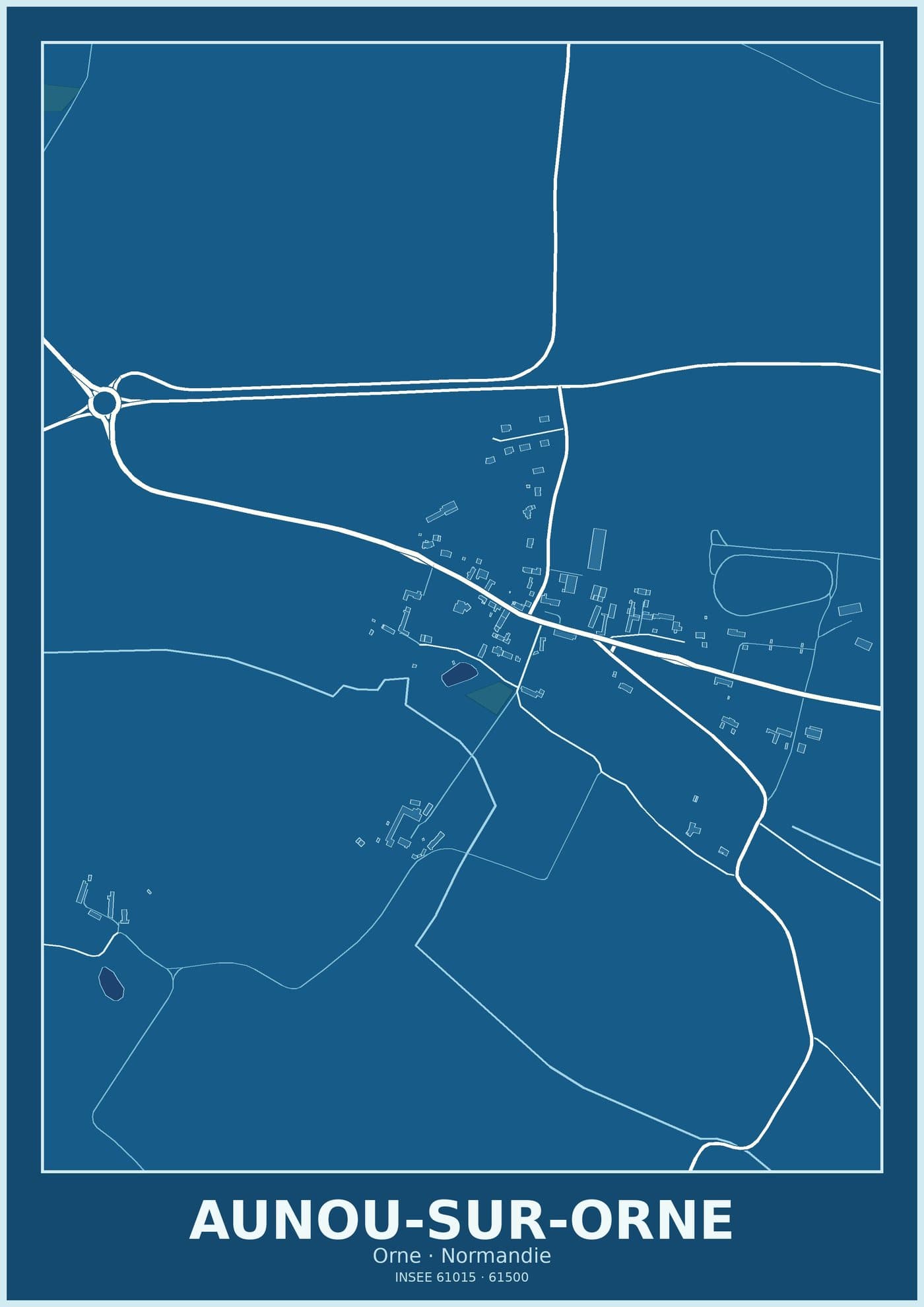 Plan d'Aunou-sur-Orne
