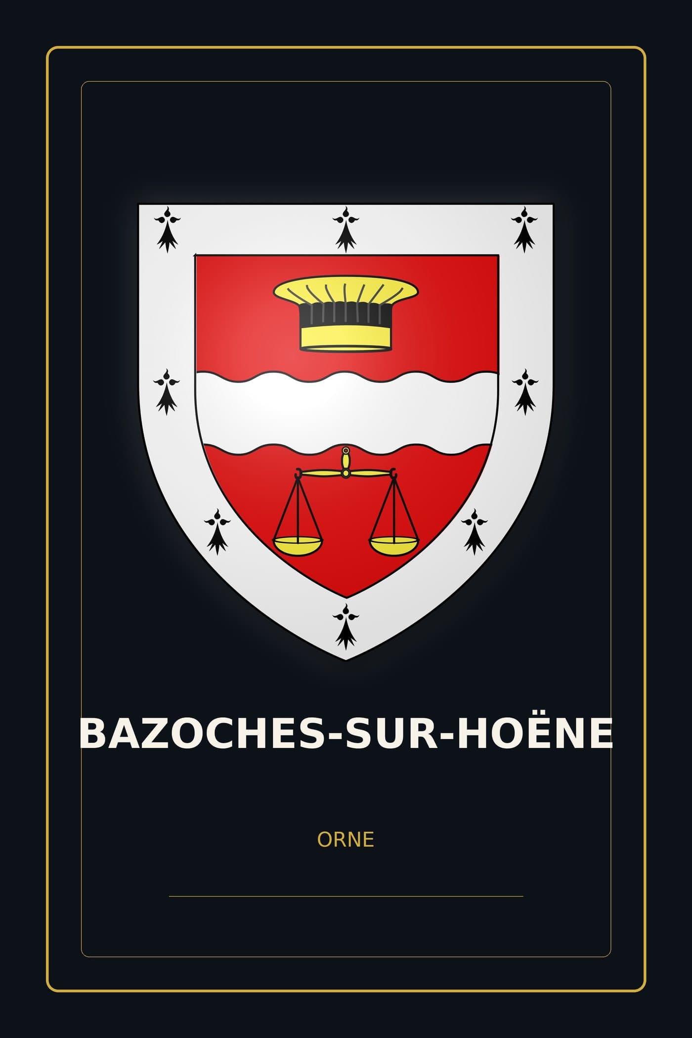 Blason de Bazoches-sur-Hoëne