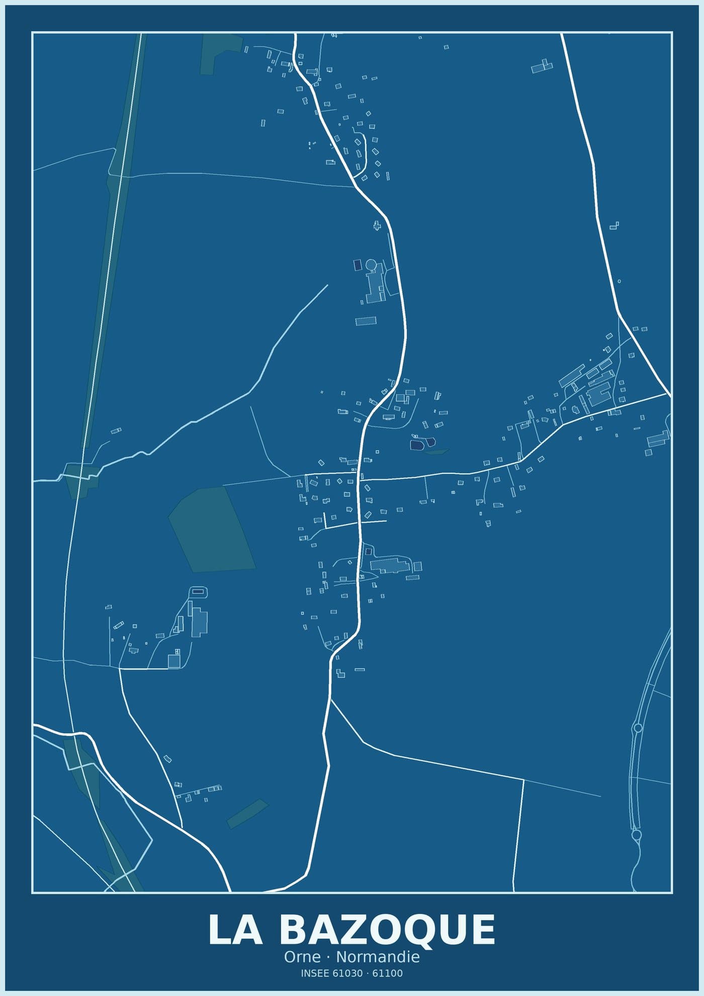 Plan de La Bazoque