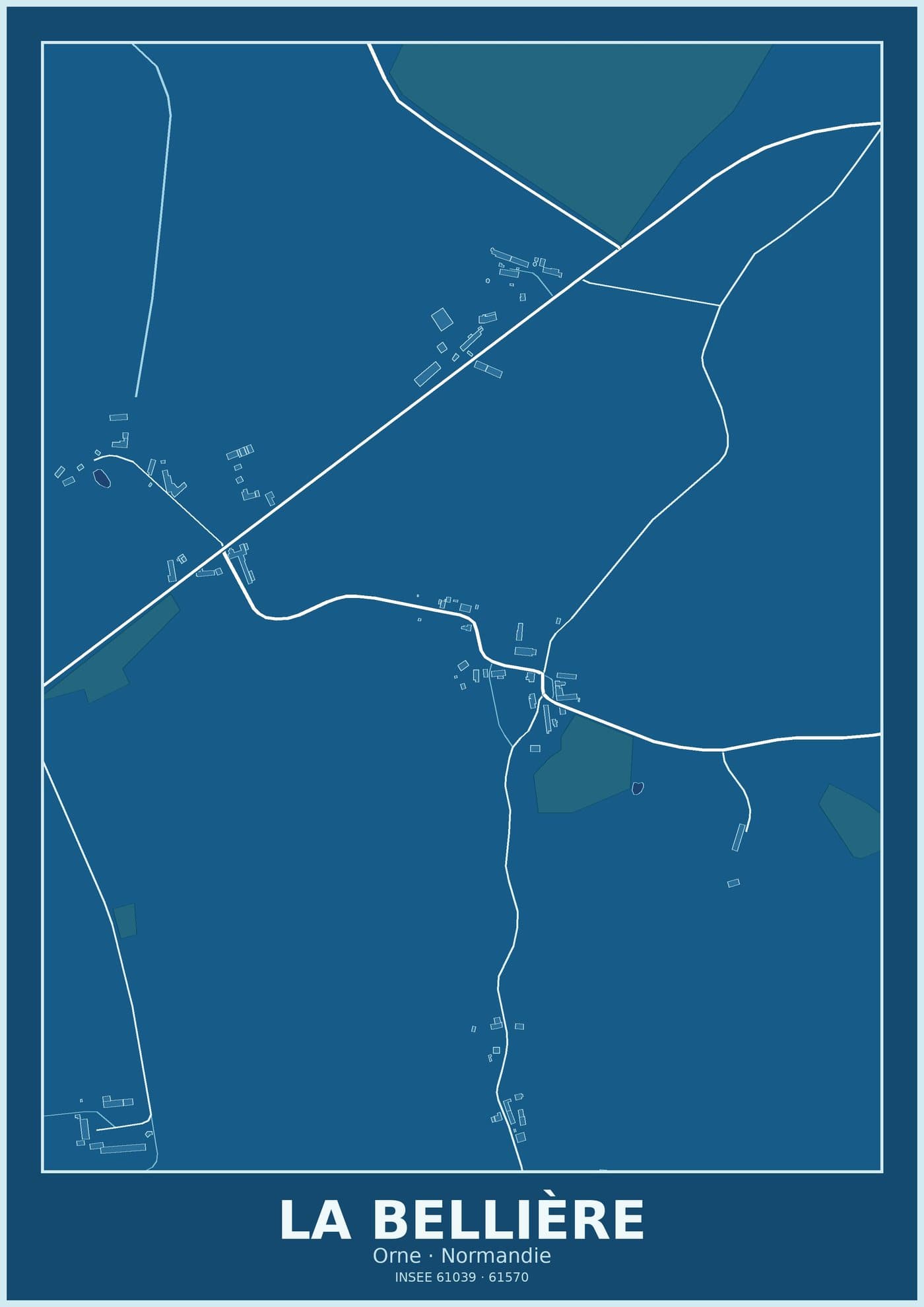 Plan de La Bellière