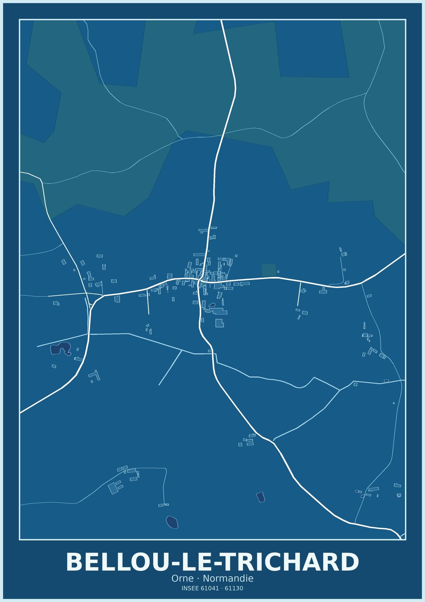 Plan de Bellou-le-Trichard