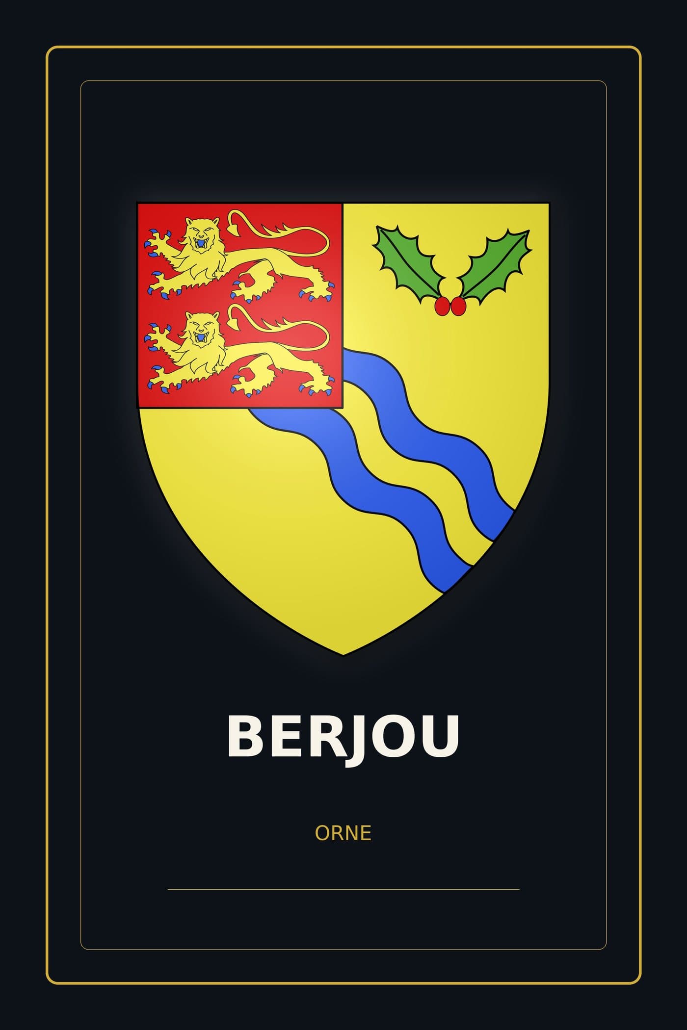 Blason de Berjou