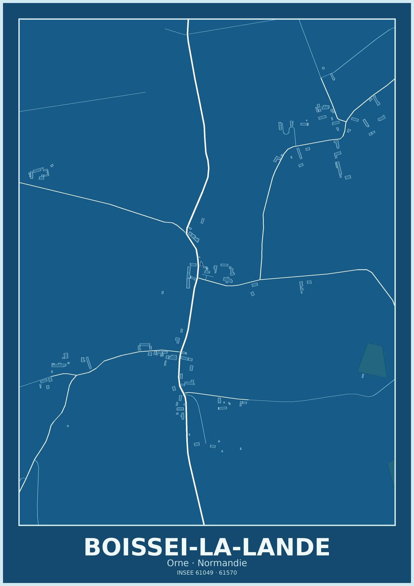 Plan de Boissei-la-Lande