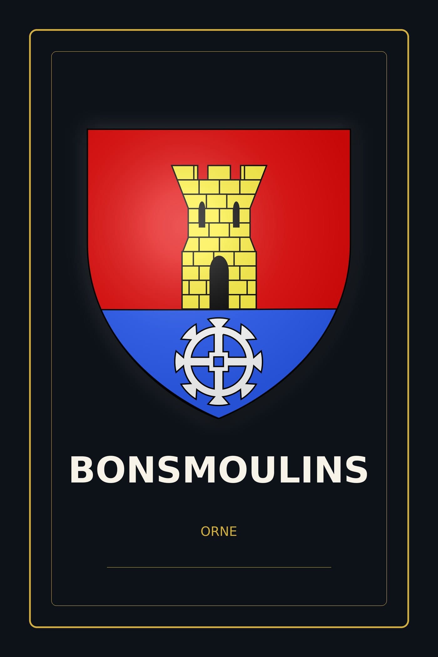 Blason de Bonsmoulins