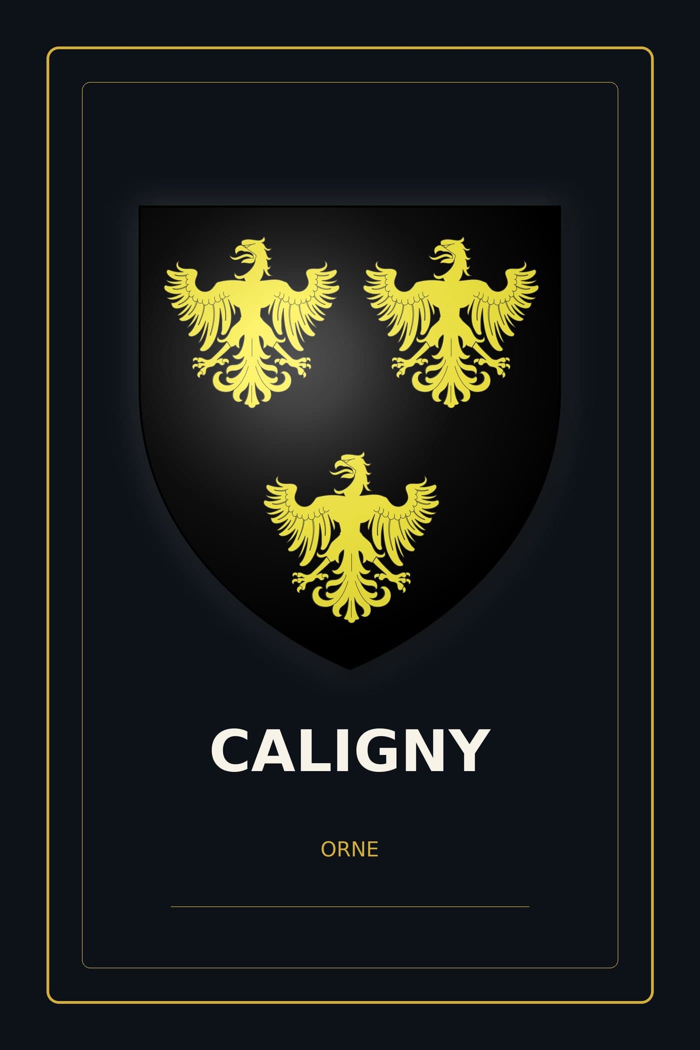 Blason de Caligny