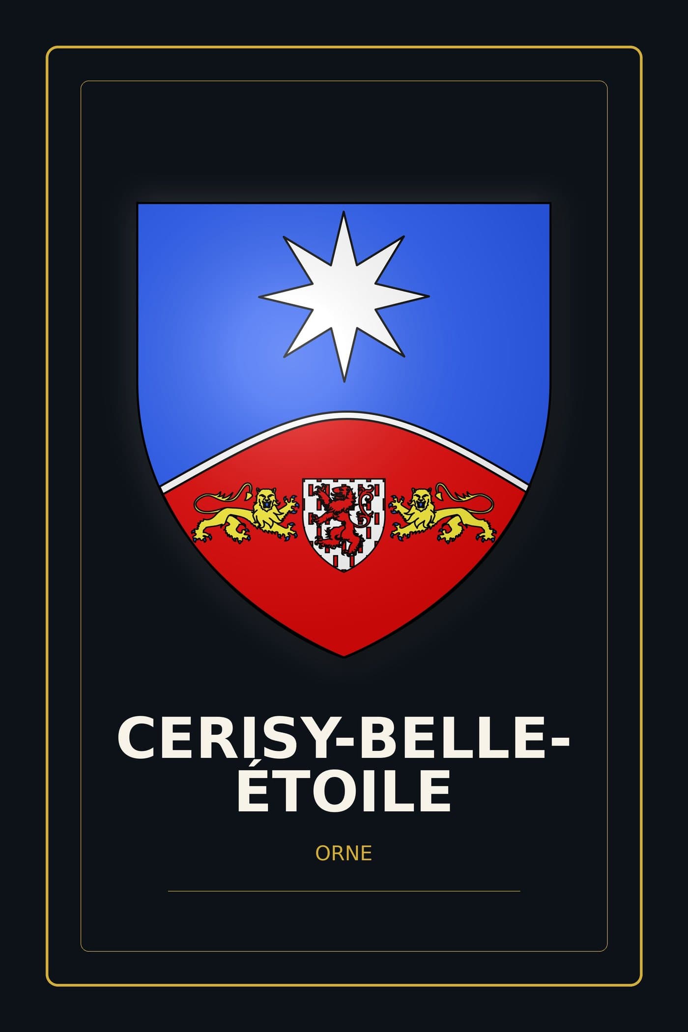 Blason de Cerisy-Belle-Étoile