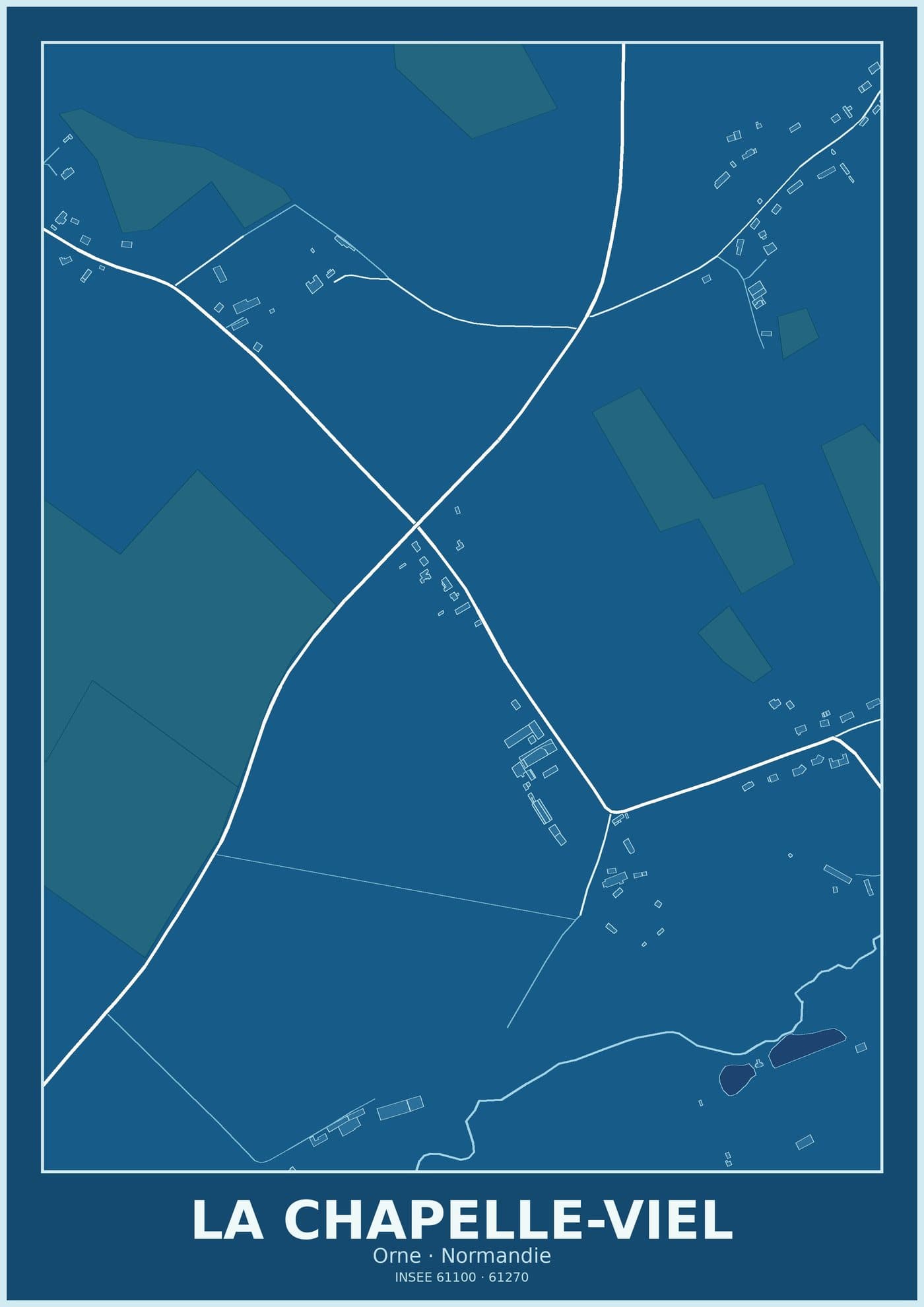 Plan de La Chapelle-Viel