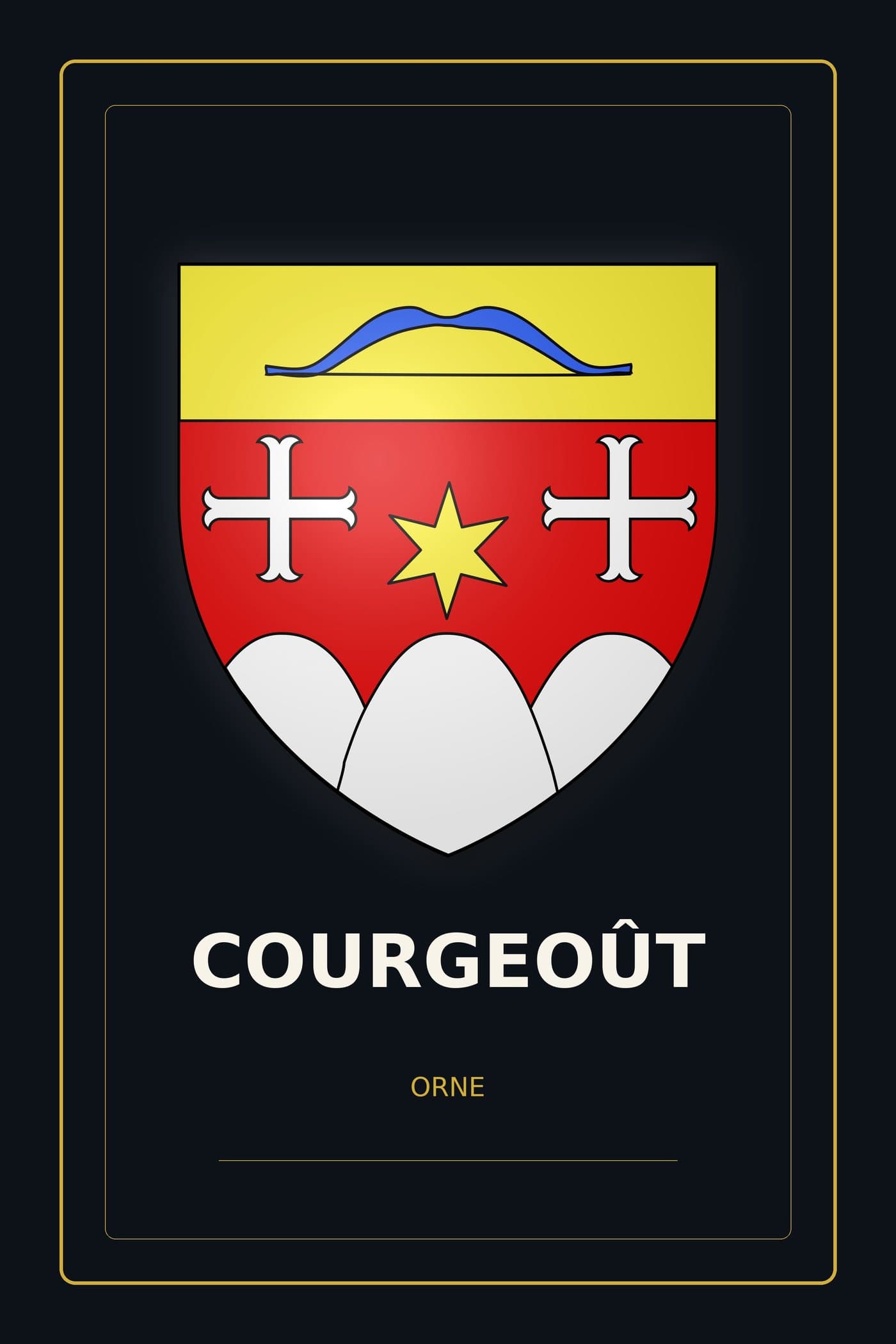 Blason de Courgeoût