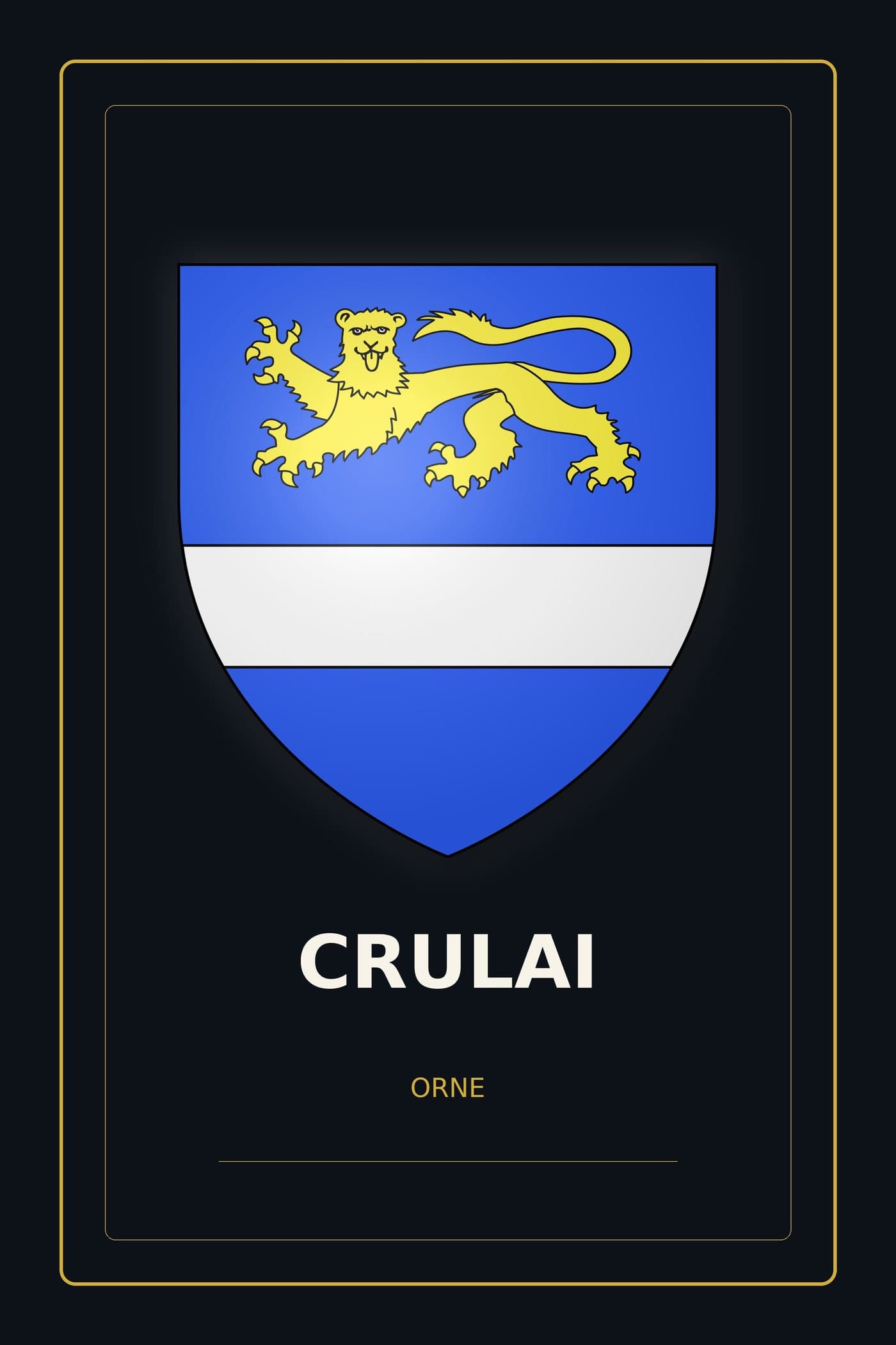 Blason de Crulai
