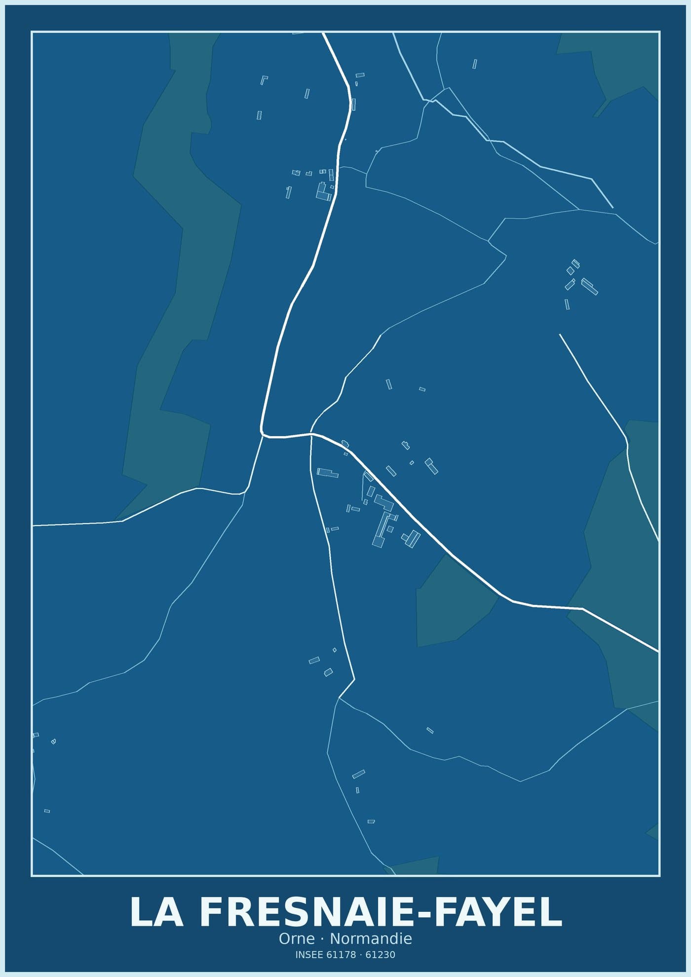 Plan de La Fresnaie-Fayel