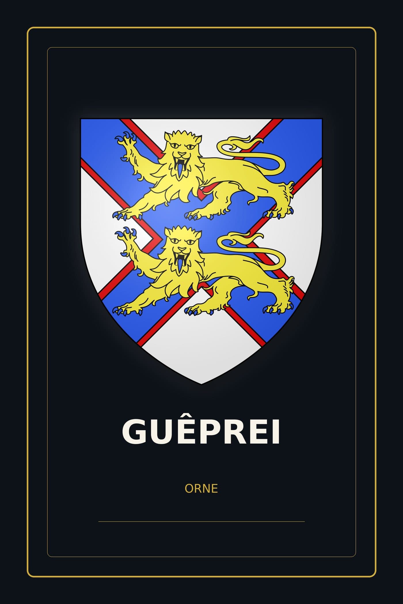 Blason de Guêprei