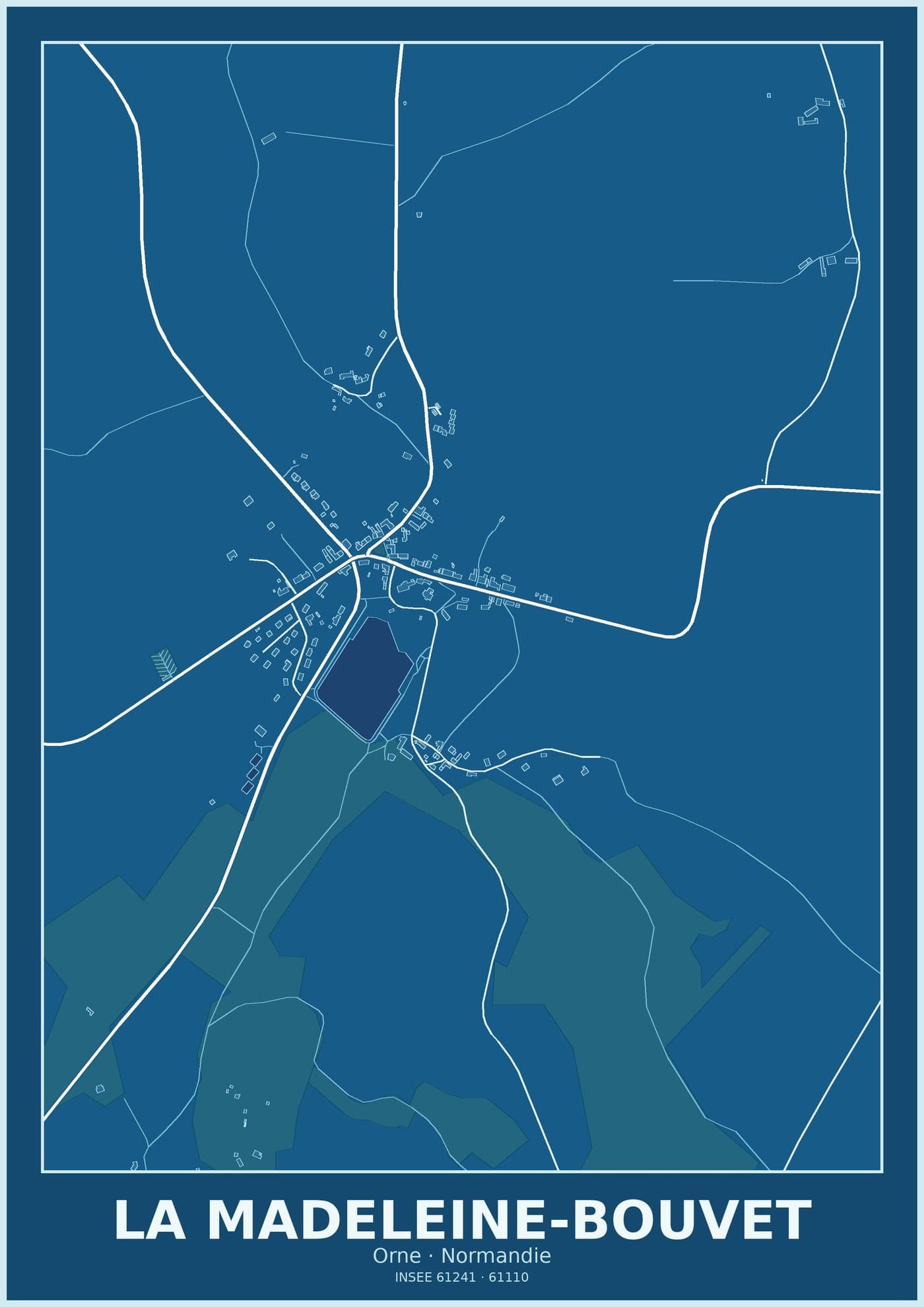 Plan de La Madeleine-Bouvet