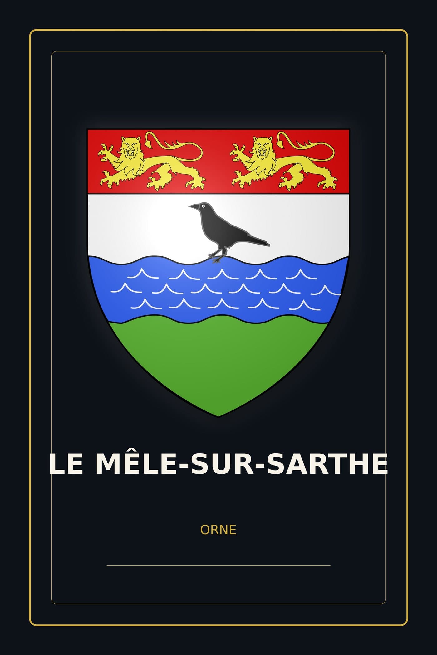 Blason du Mêle-sur-Sarthe
