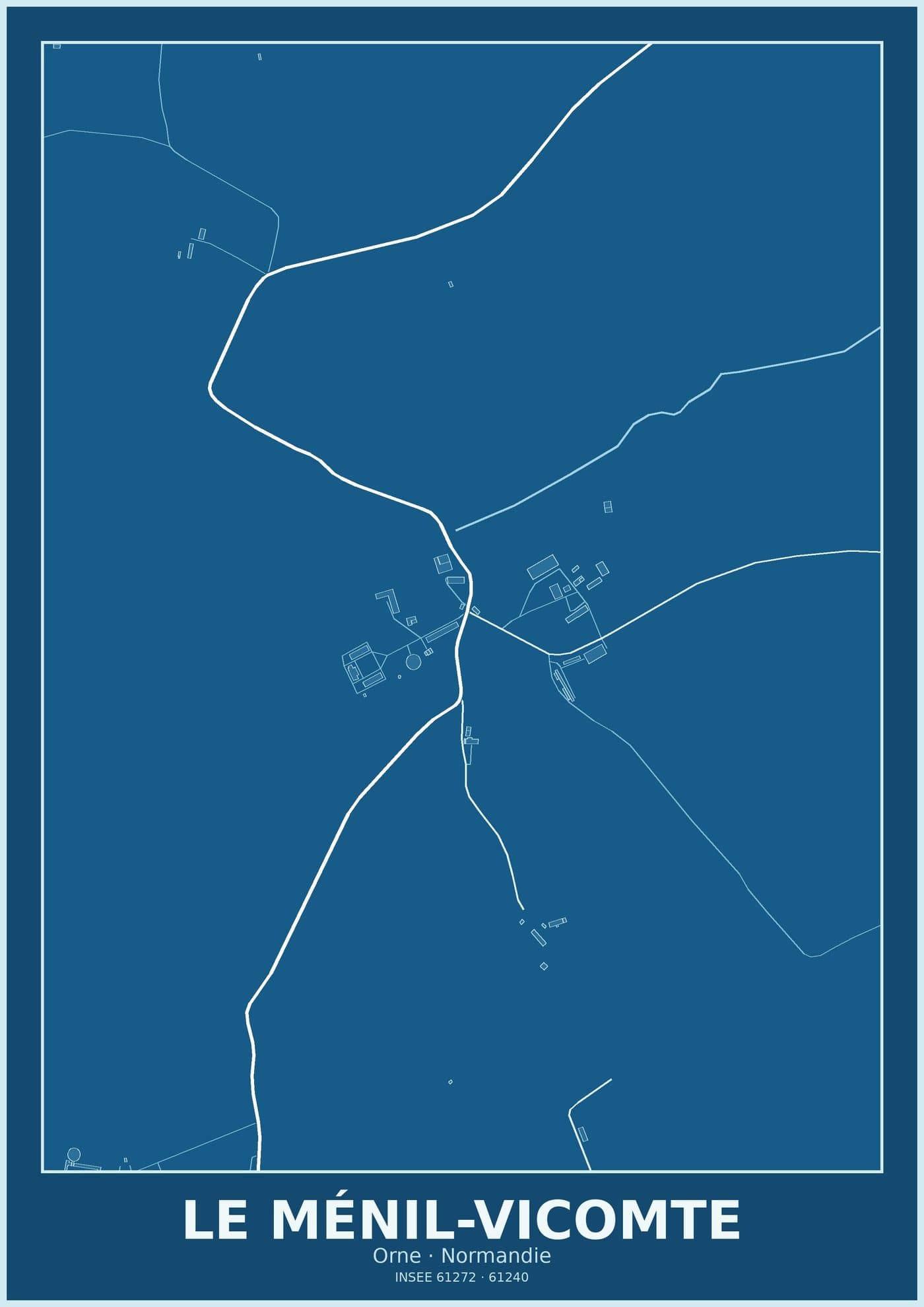 Plan du Ménil-Vicomte