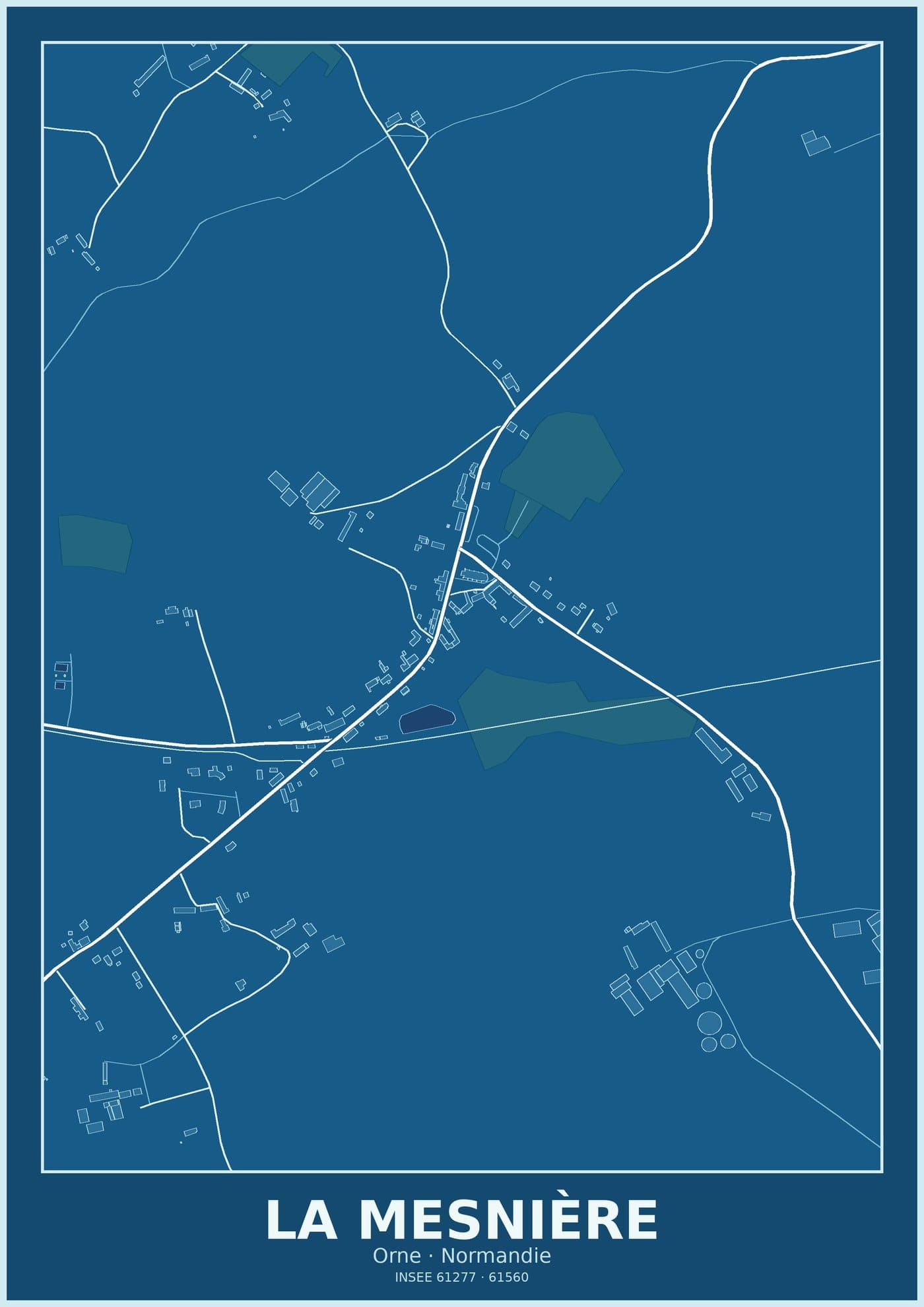 Plan de La Mesnière