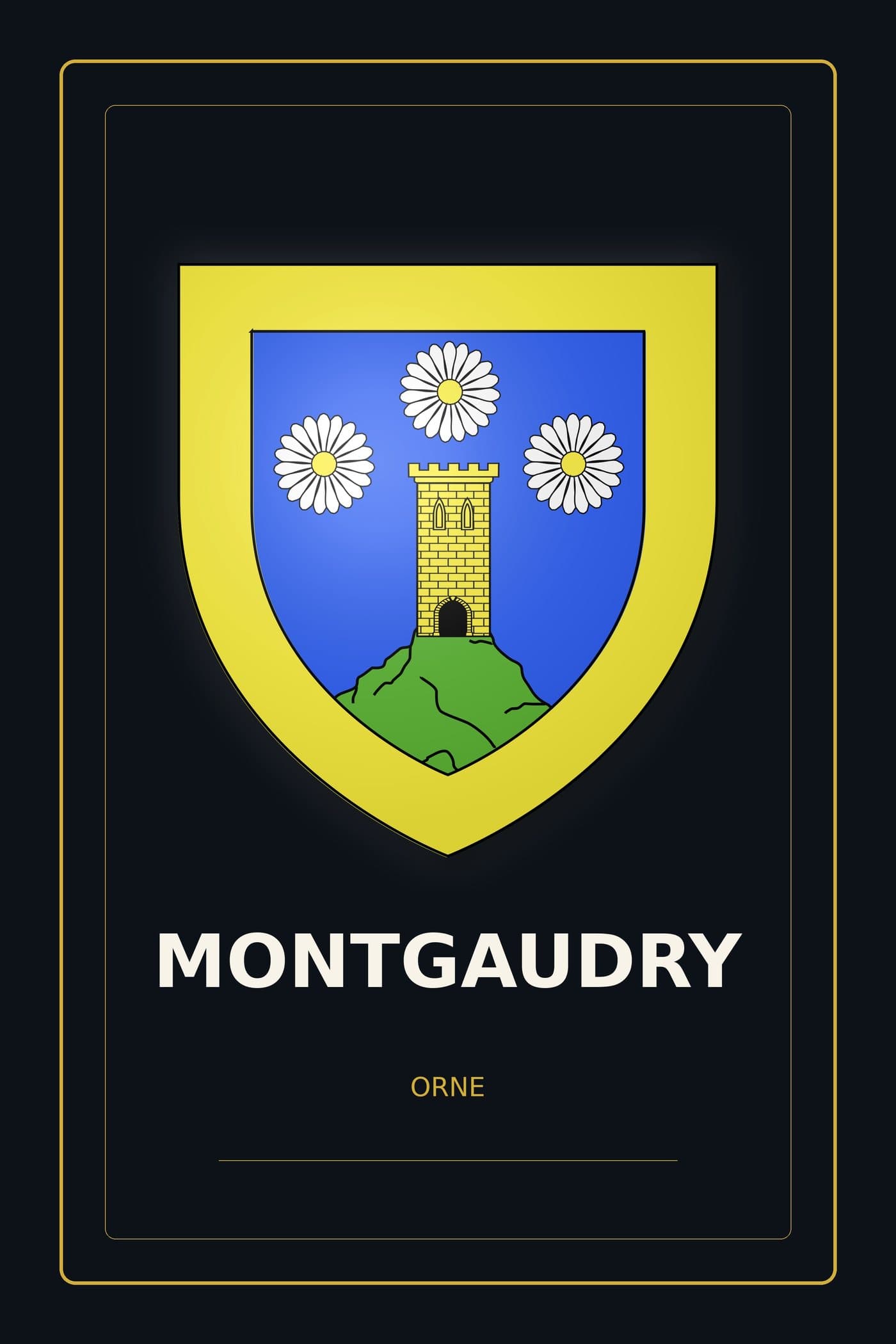 Blason de Montgaudry