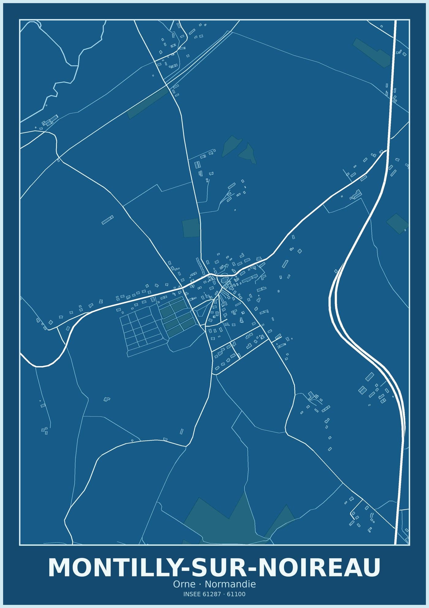 Plan de Montilly-sur-Noireau