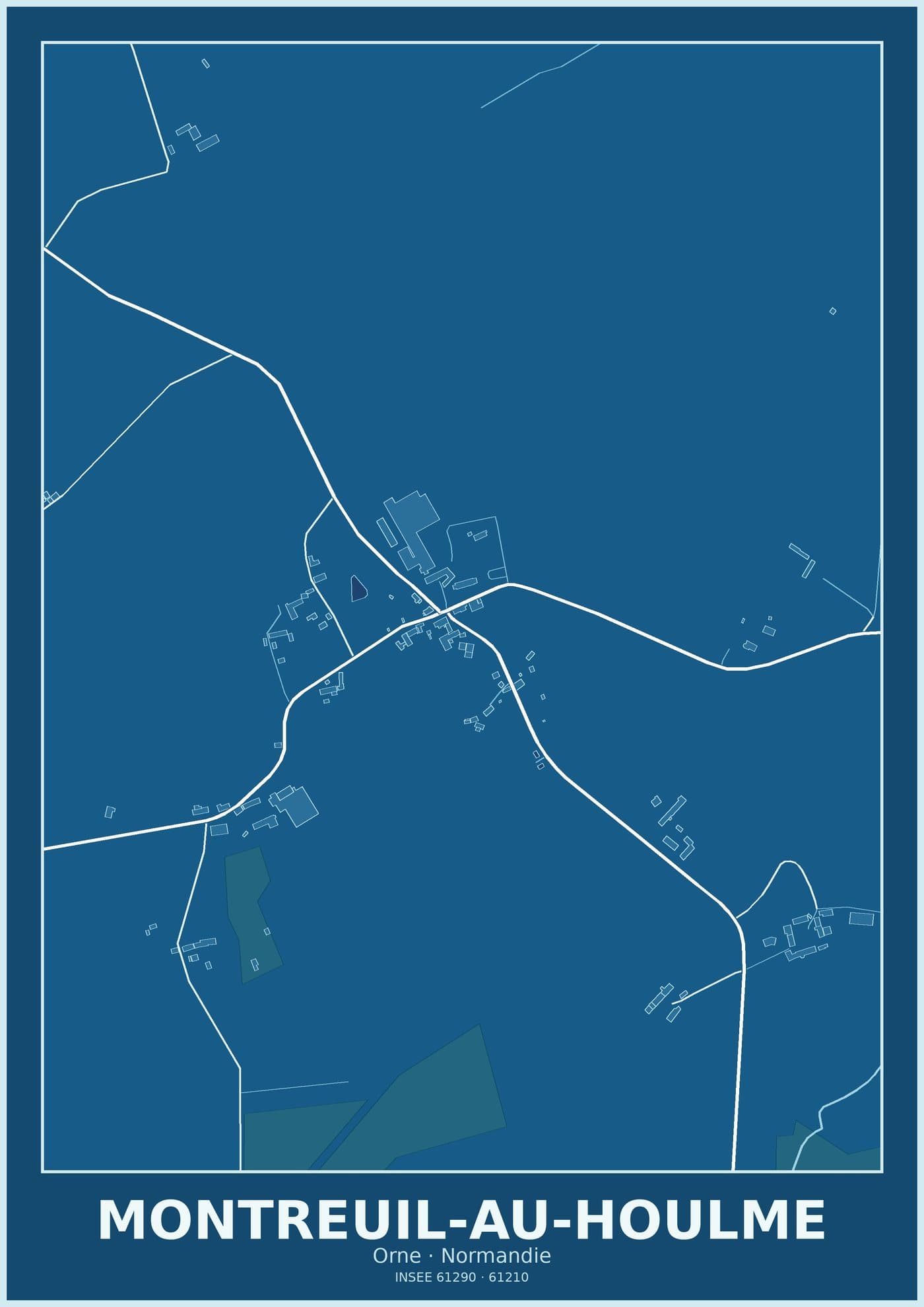 Plan de Montreuil-au-Houlme