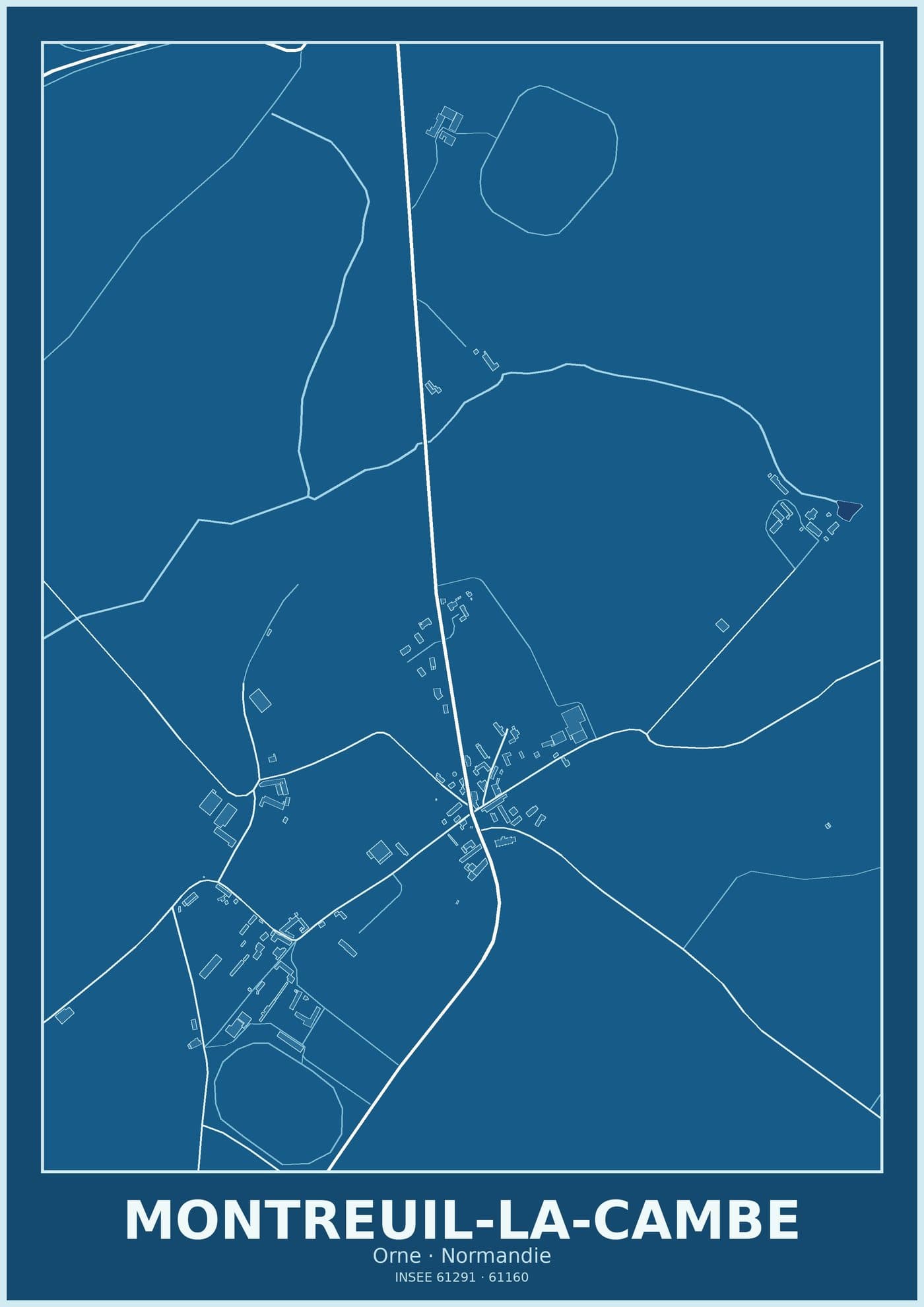Plan de Montreuil-la-Cambe