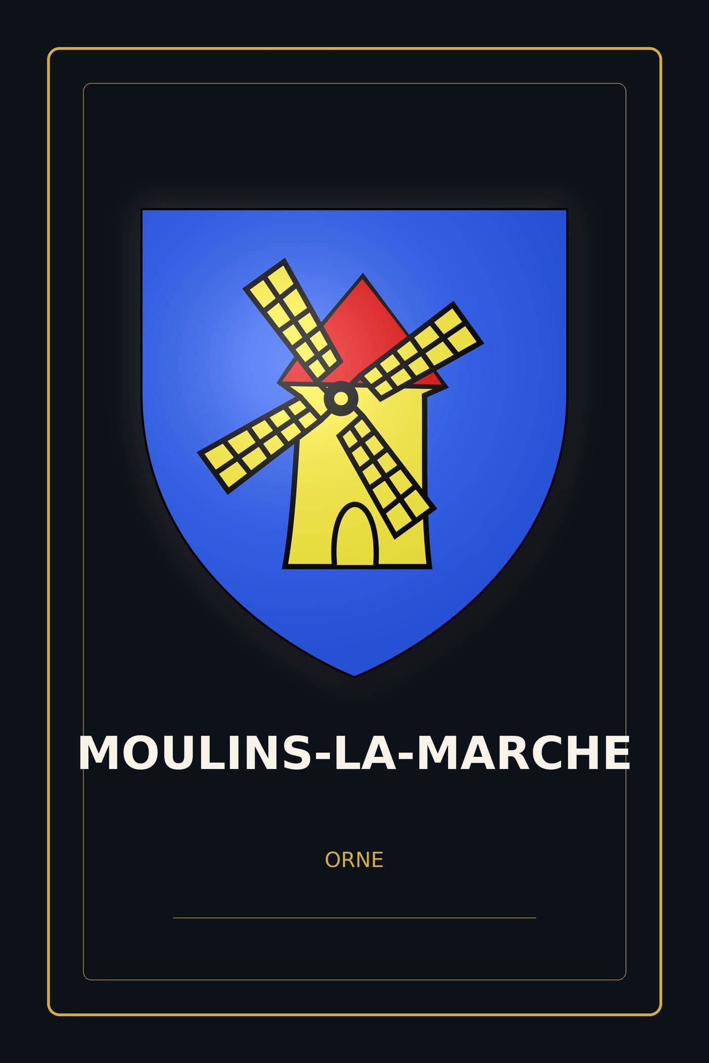 Blason de Moulins-la-Marche