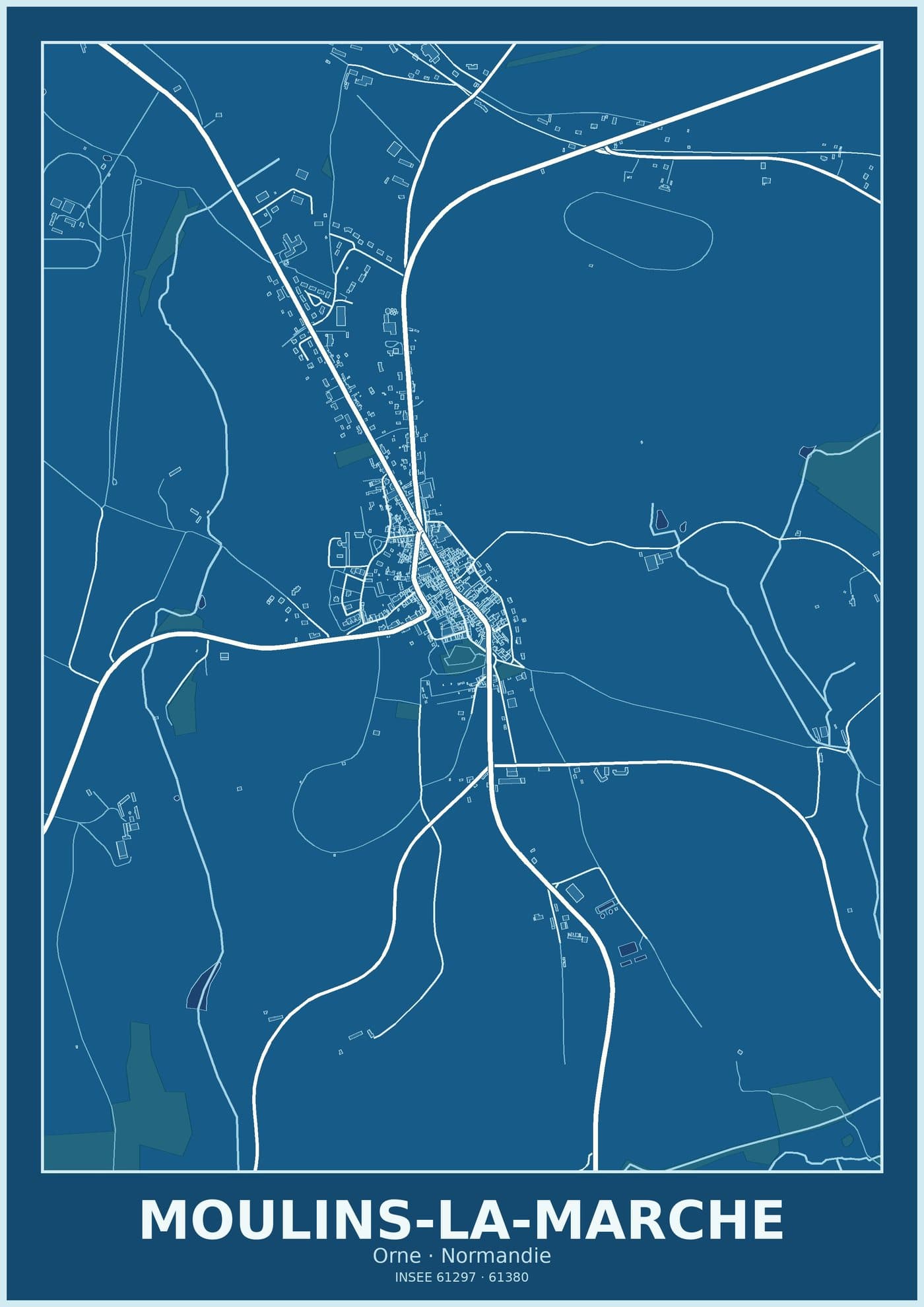Plan de Moulins-la-Marche