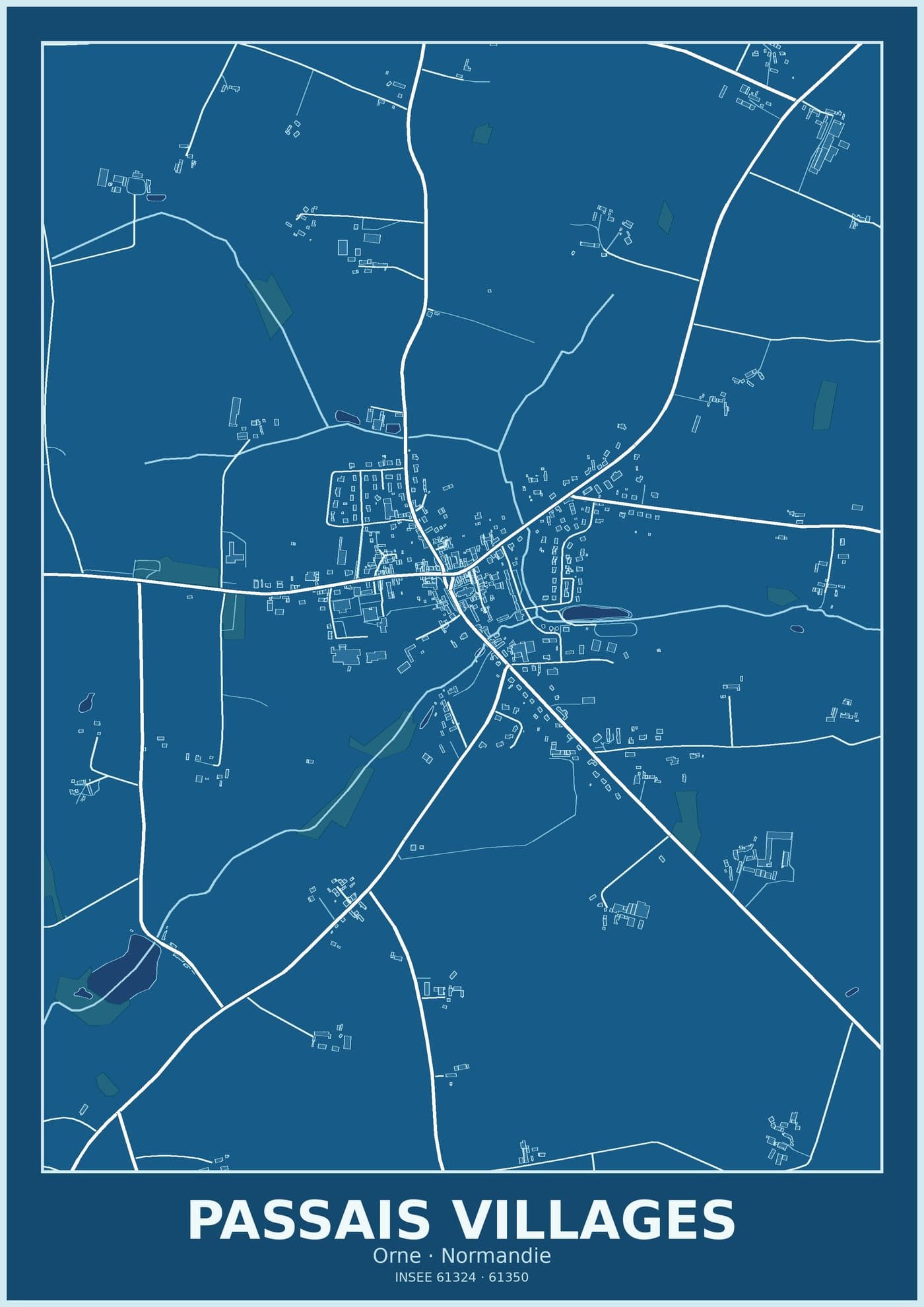 Plan de Passais Villages
