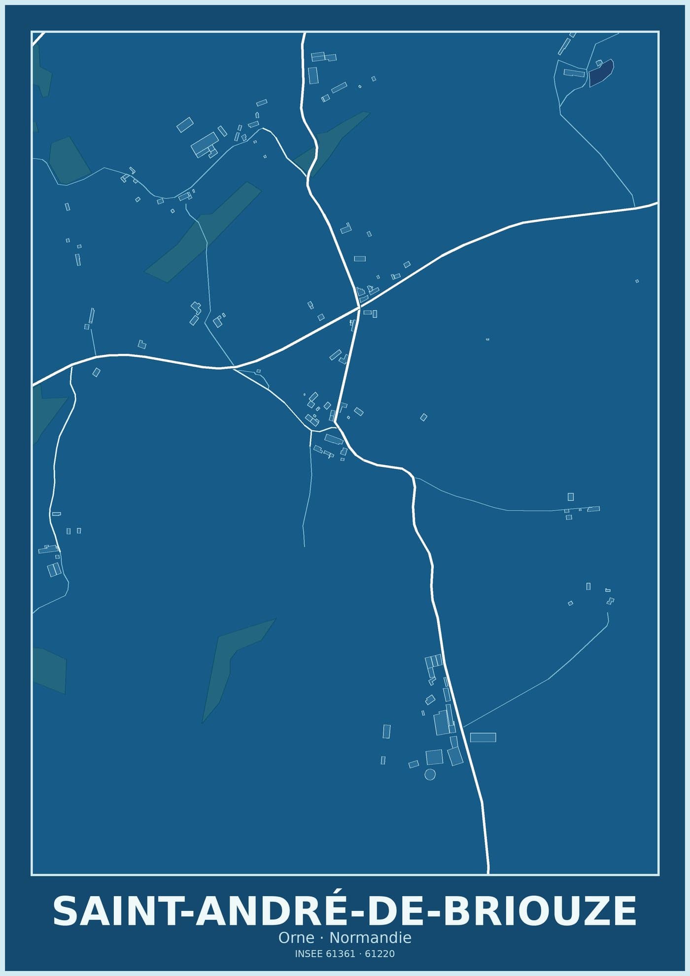 Plan de Saint-André-de-Briouze