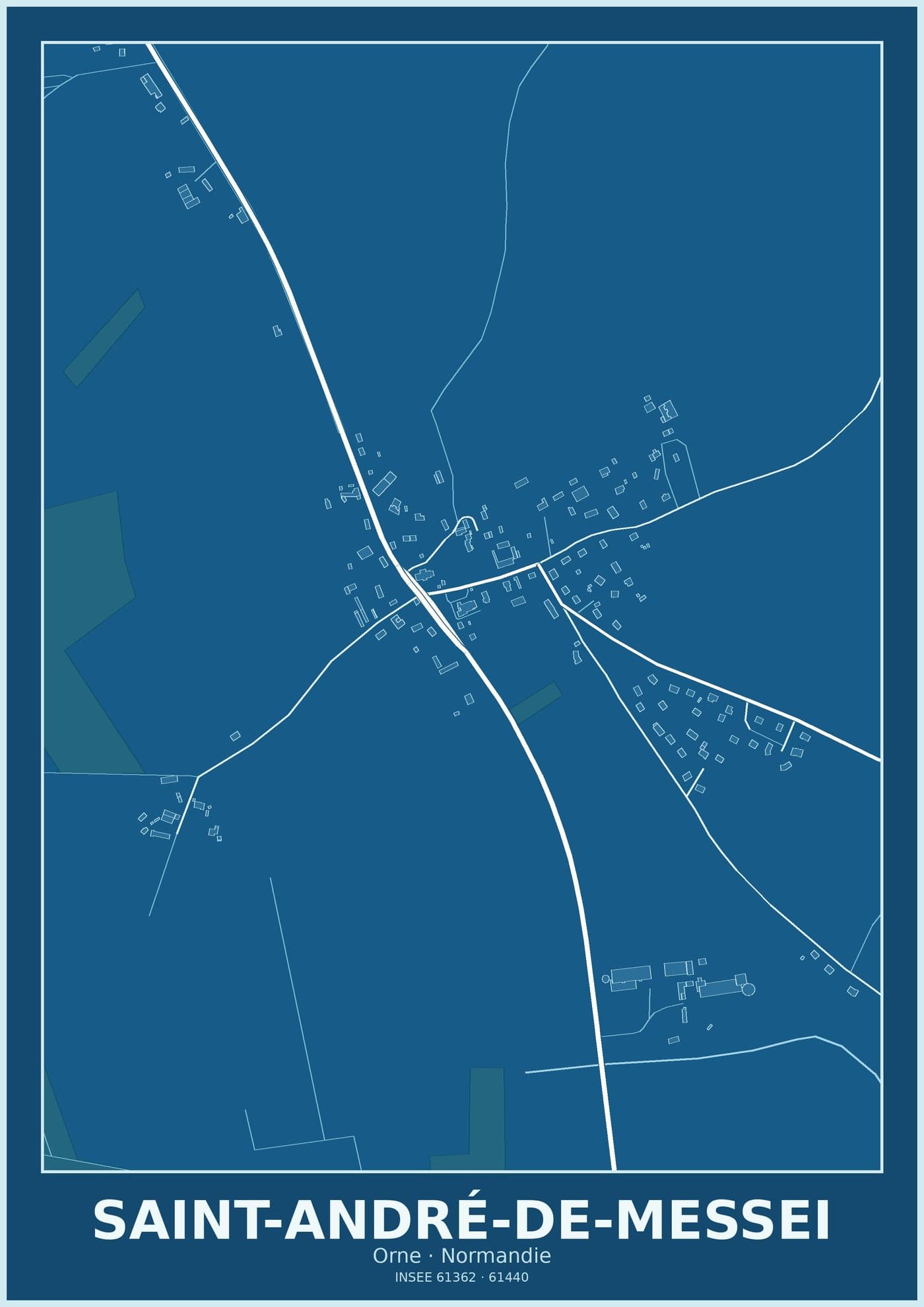 Plan de Saint-André-de-Messei