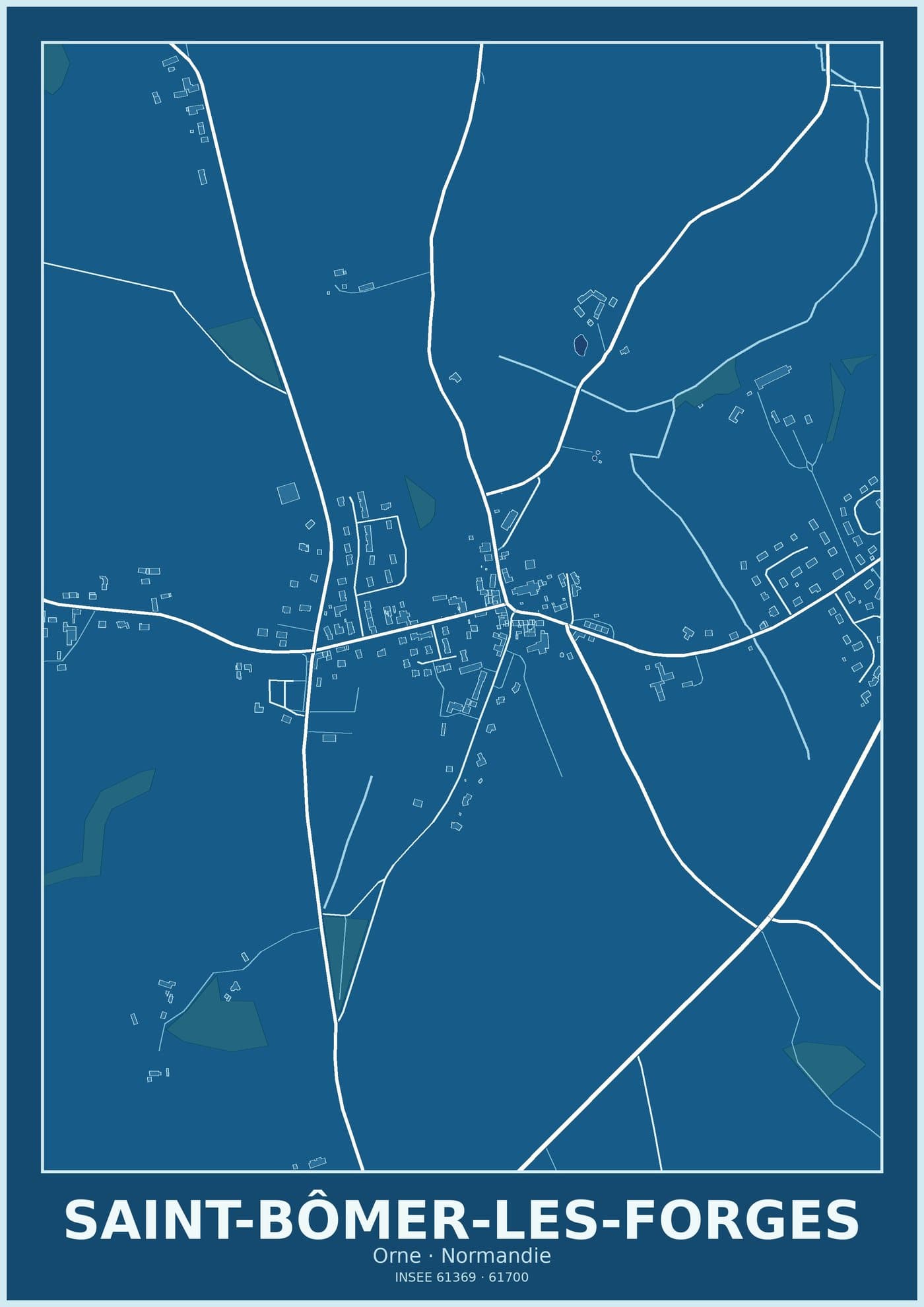 Plan de Saint-Bômer-les-Forges
