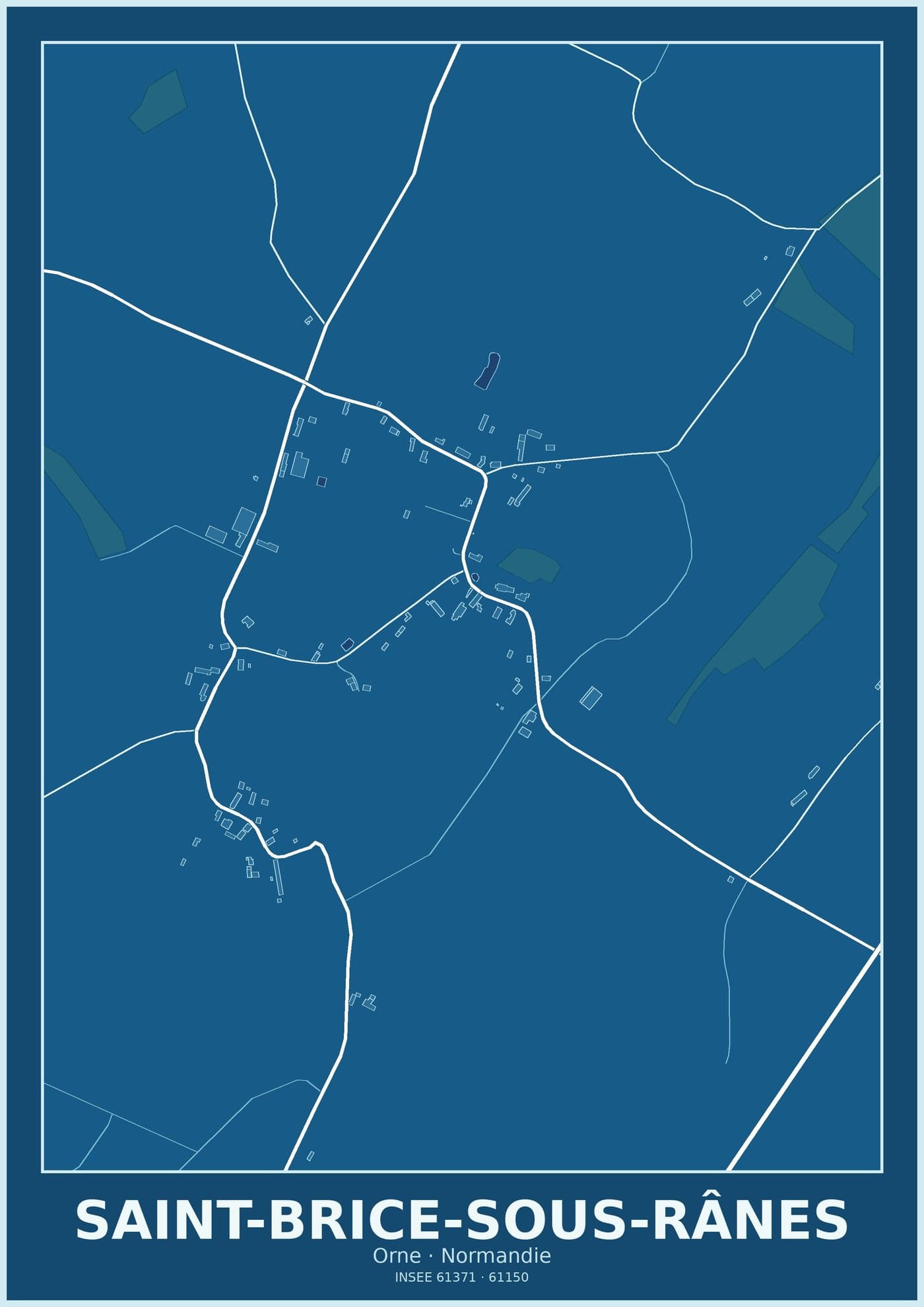 Plan de Saint-Brice-sous-Rânes