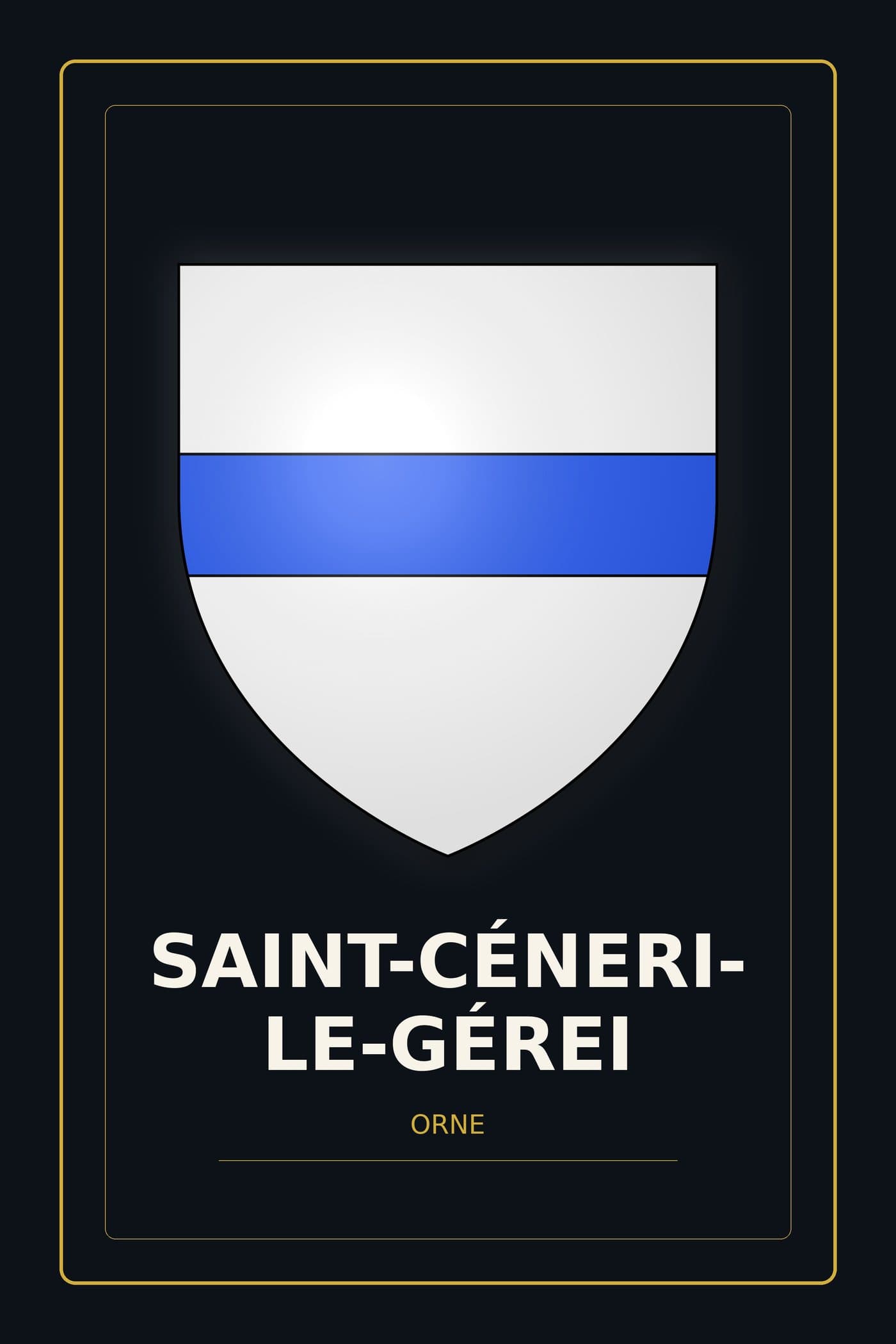 Blason de Saint-Céneri-le-Gérei